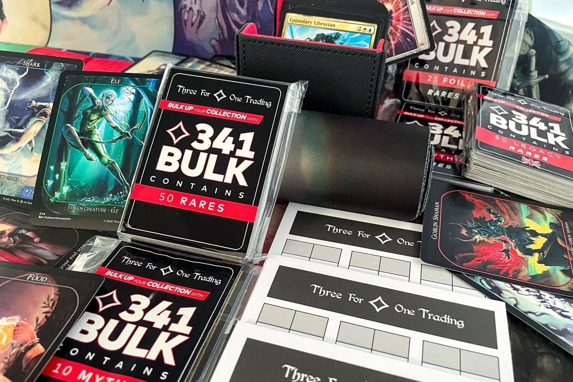 500 MTG Card Bulk Lot with Rare/Mythic and 500 MTG Card Bulk Lot with Rare/Mythic and