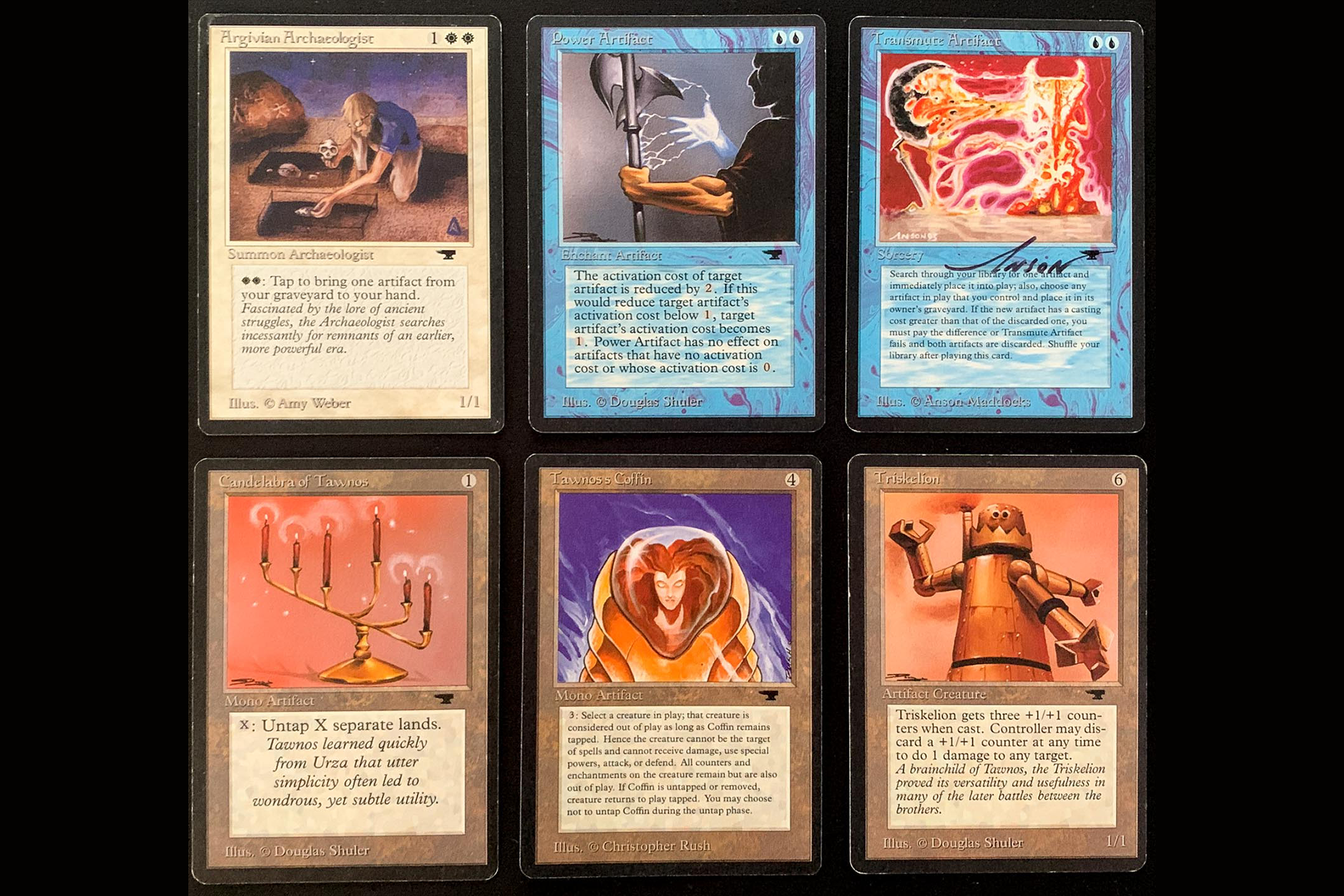 Magic the Gathering Horizon and No Horizon LOT 2 Antiquities shops STRIP MINE