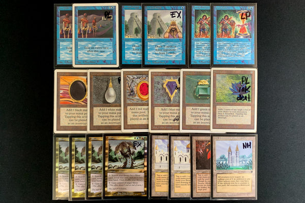 341 Spring Sale & New Arrivals: 12 Power Nine Cards from Beta, Unlimited and Collectors' Edition