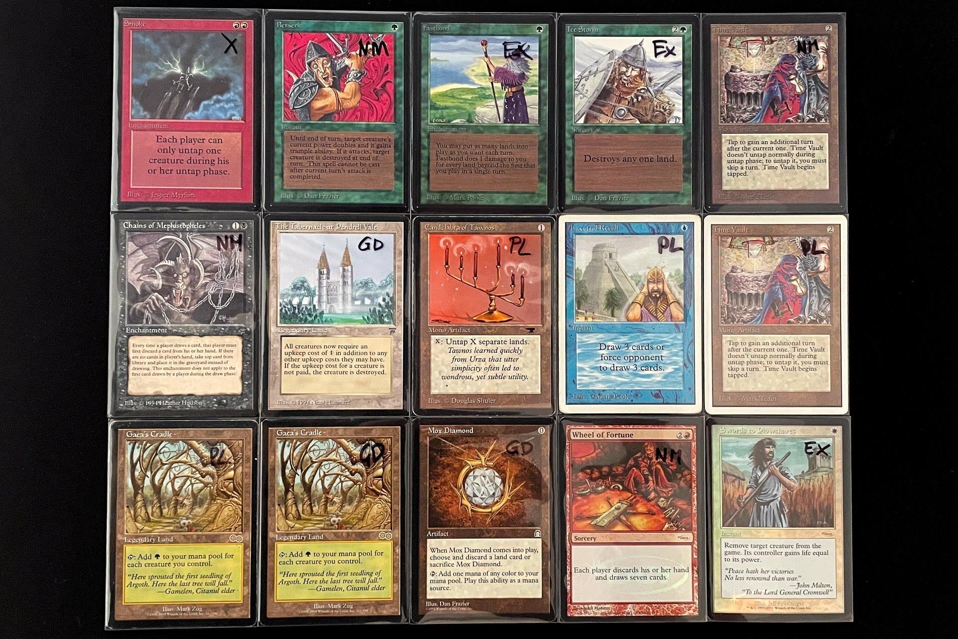 New Arrivals: Ancestral Recall, Tabernacle, Chains of Mephistopheles New Arrivals: Ancestral Recall, Tabernacle, Chains of Mephistopheles