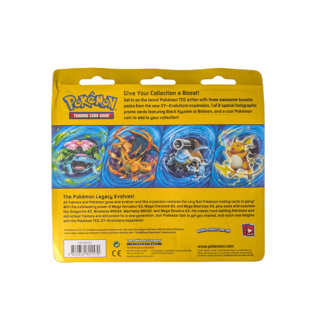 Evolutions: Braixen 3-Pack Blister - Evolutions - English - Sealed