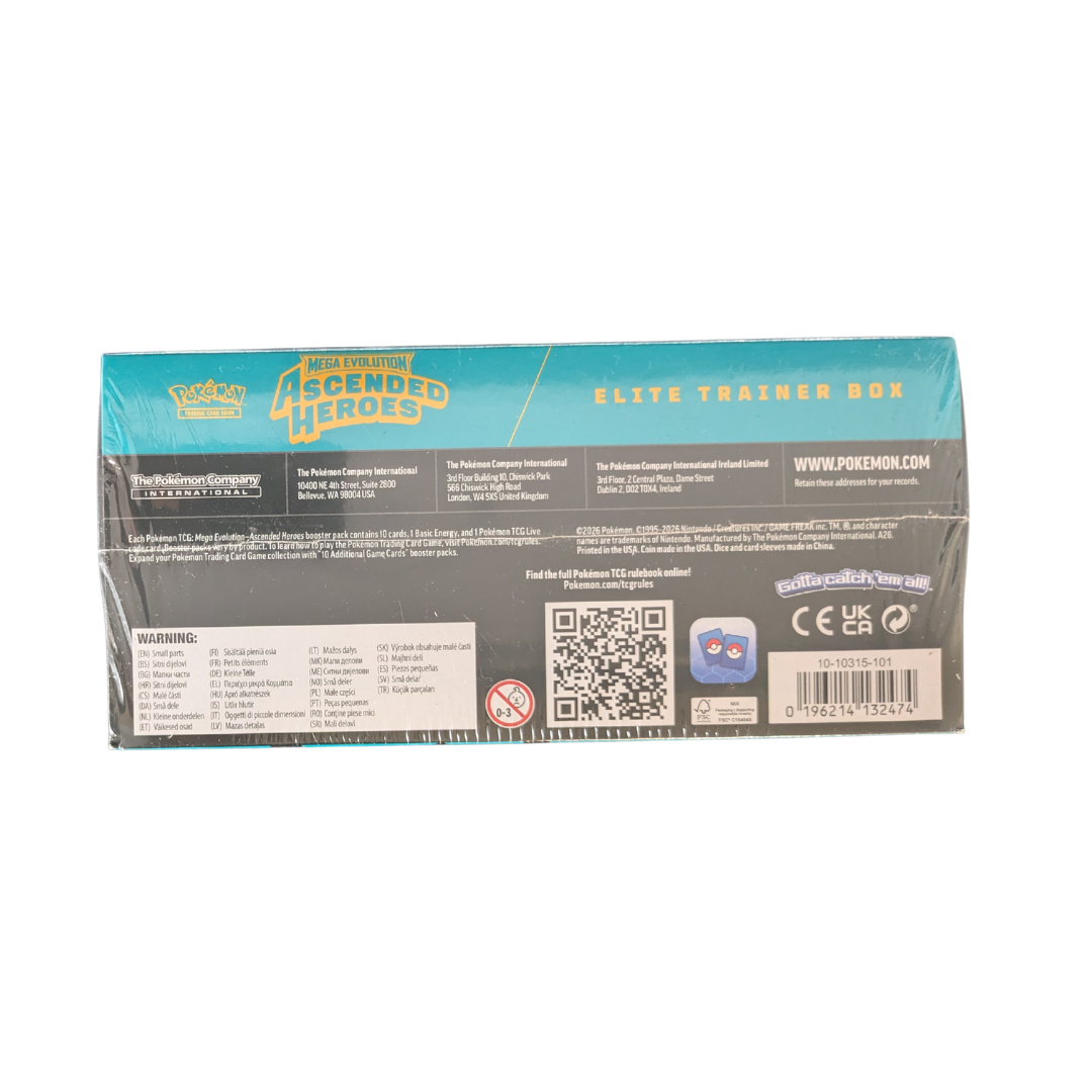 Ascended Heroes Elite Trainer Box - Ascended Heroes - English - Sealed
