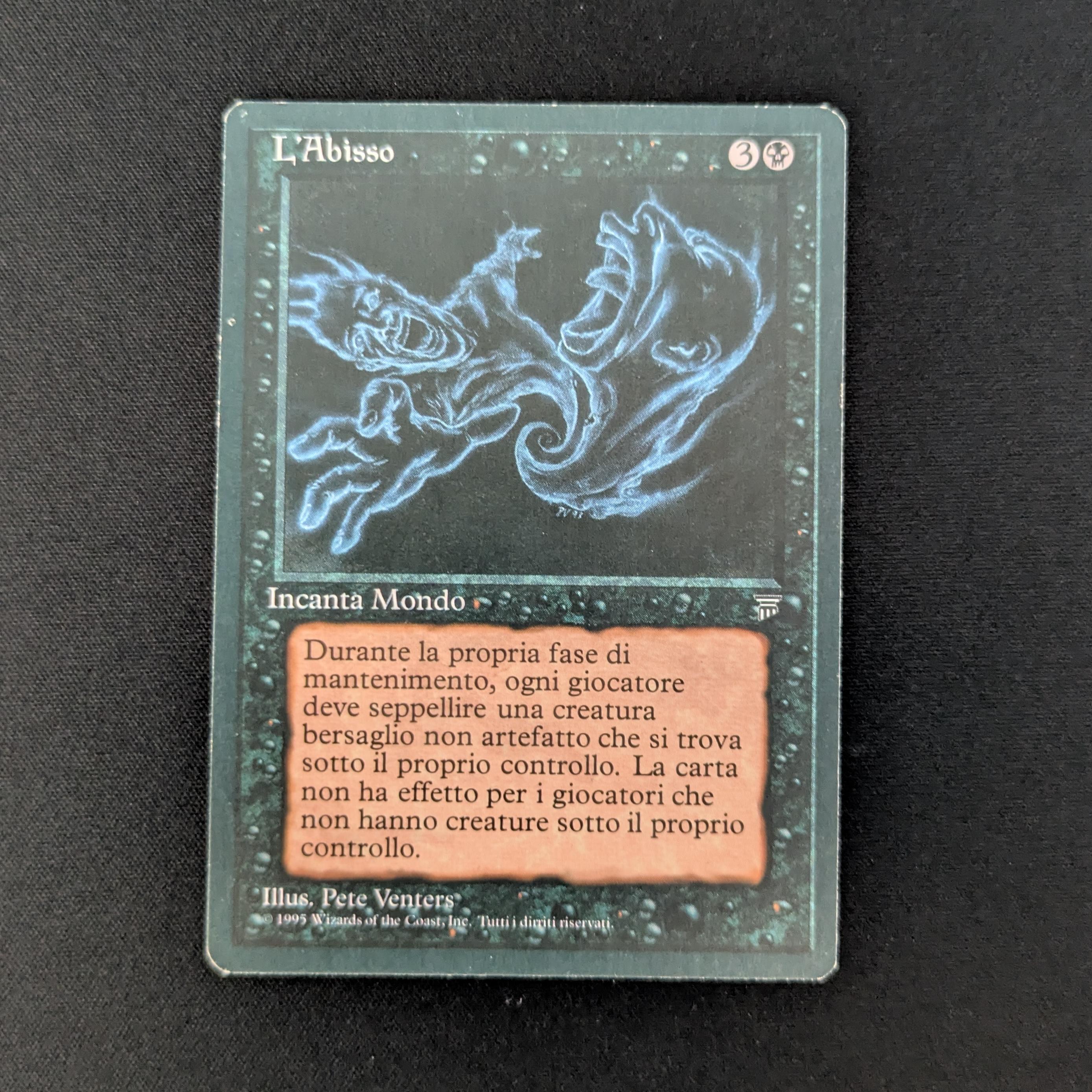 MTG Singles - The Abyss - Legends Italian - EX - 21261