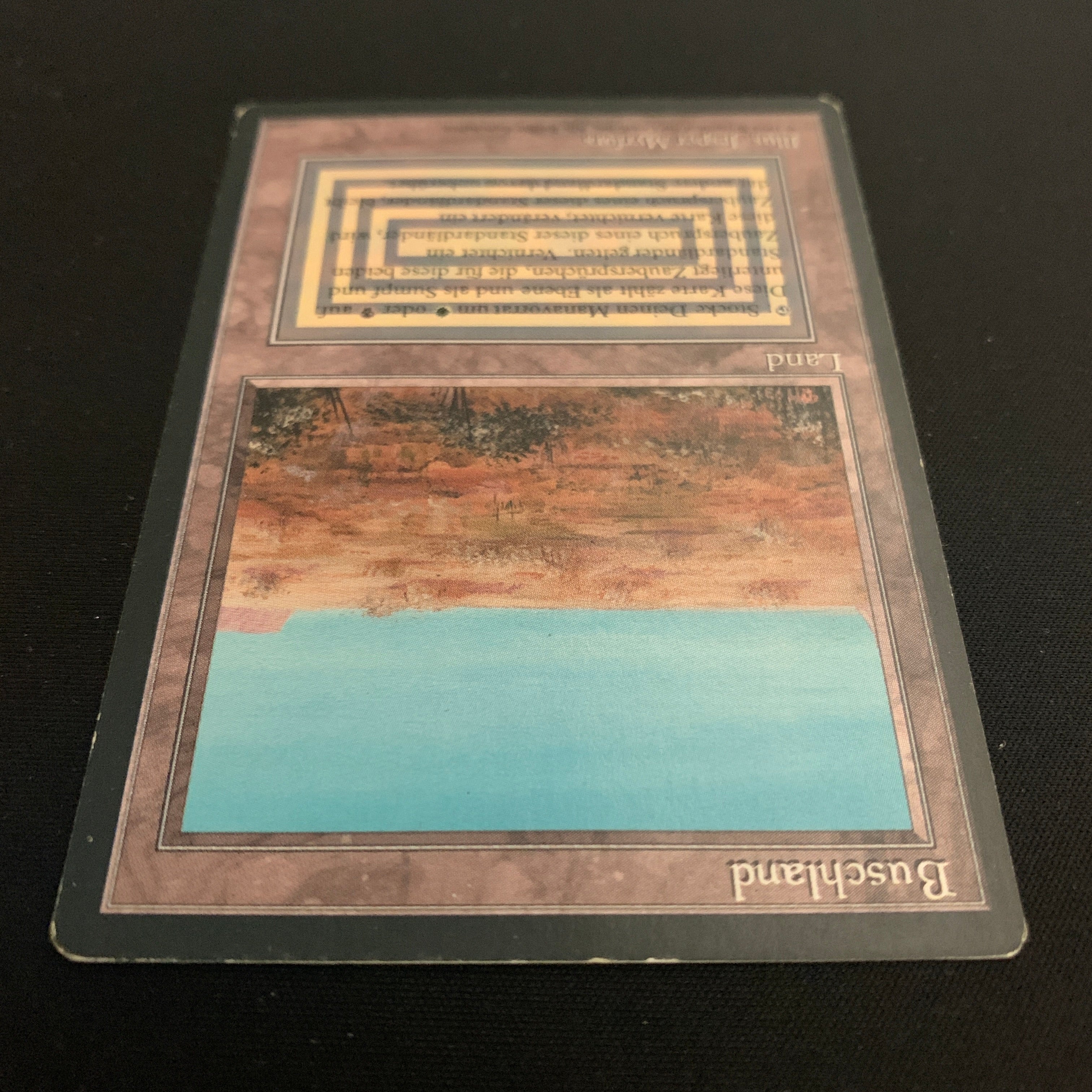 MTG Singles - Scrubland - Foreign Black Bordered -