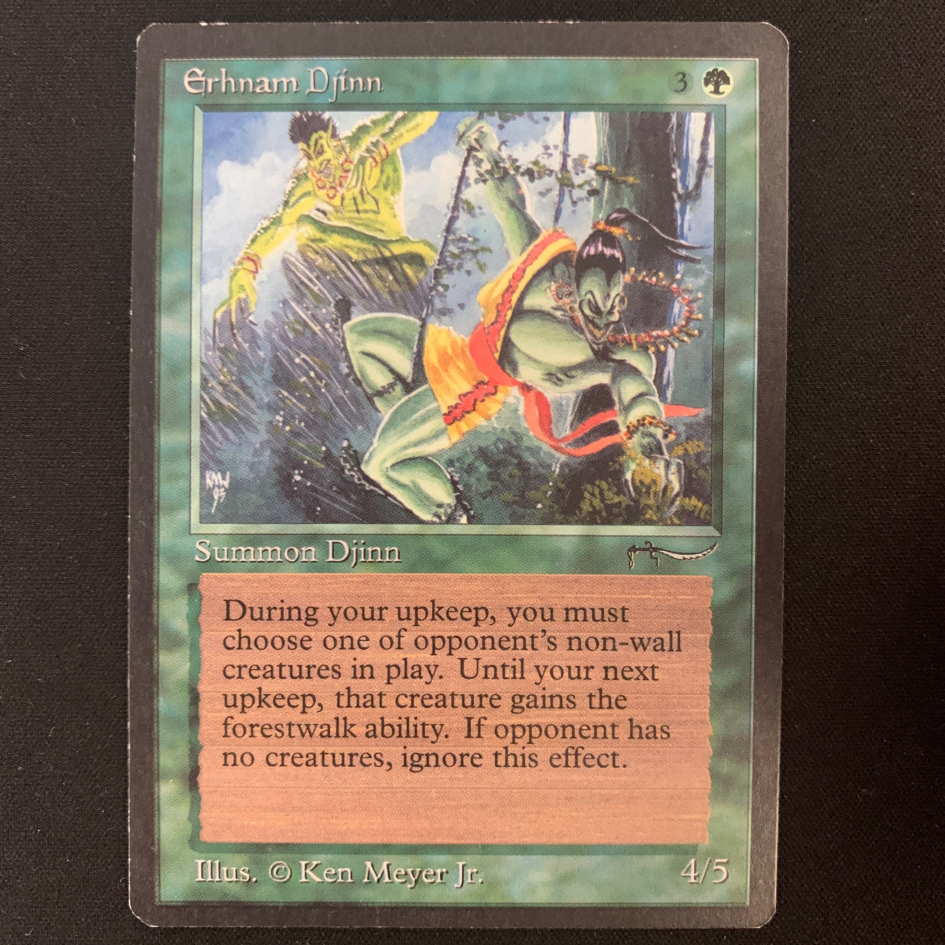 MTG Singles - Erhnam Djinn - Arabian Nights - EX - 24800