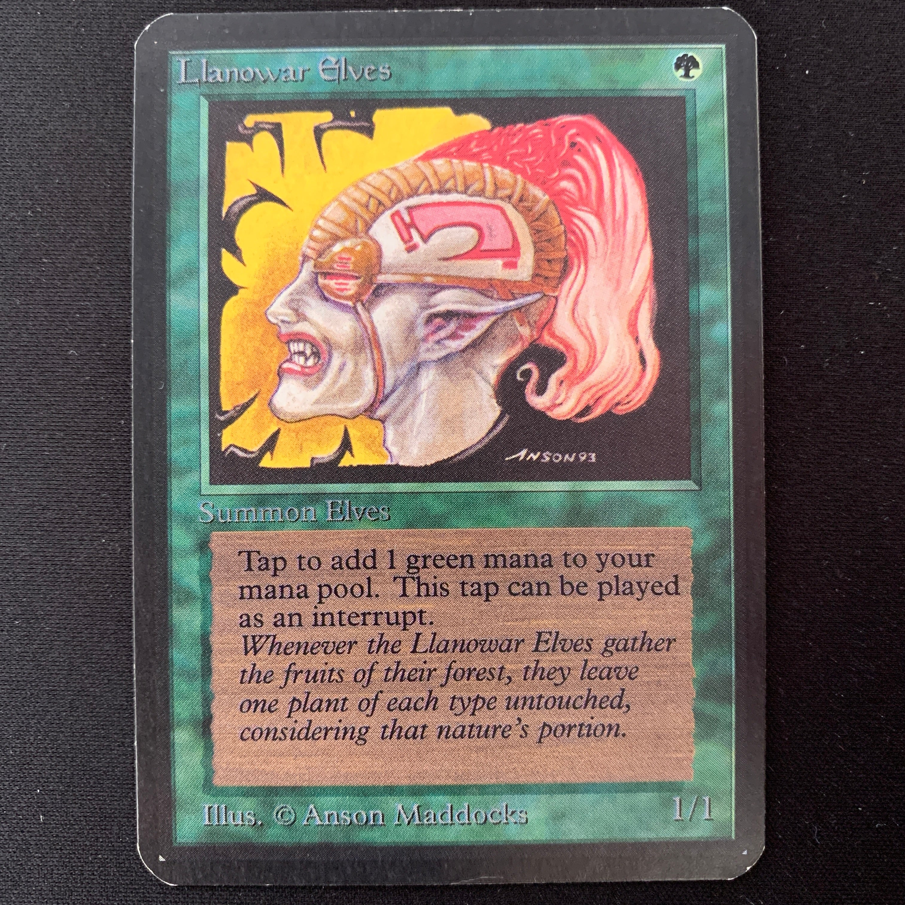 MTG Singles - Llanowar Elves - Alpha - GD - 25071