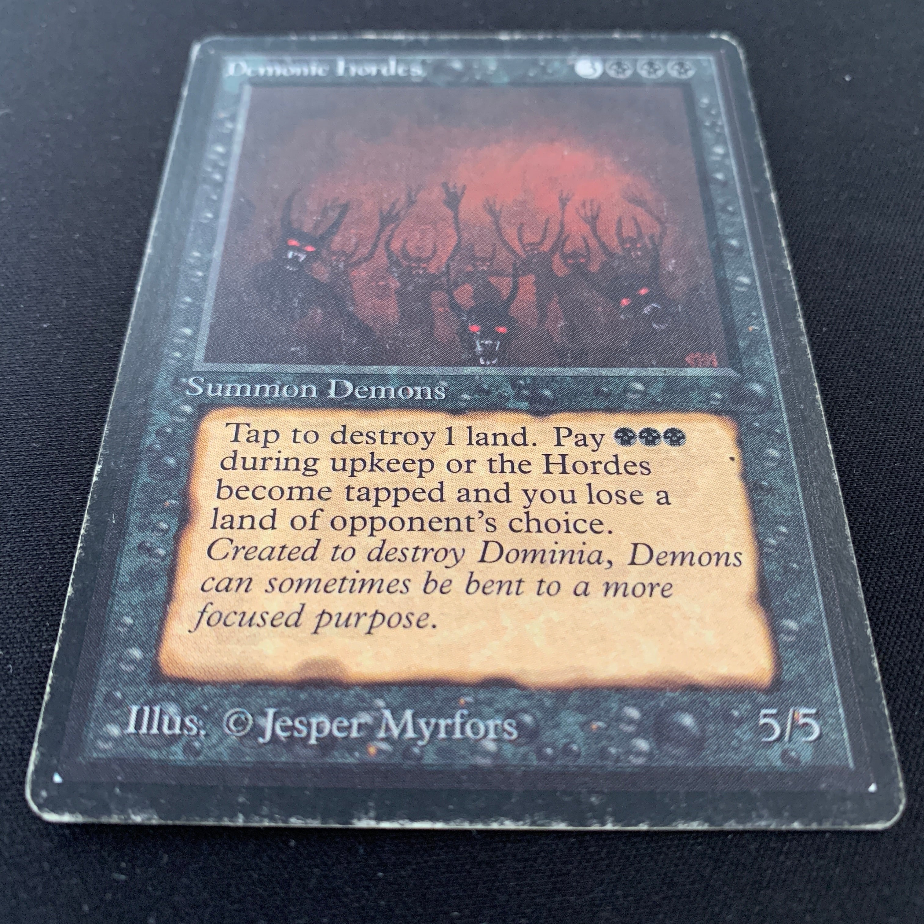 MTG Singles - Demonic Hordes - Beta -