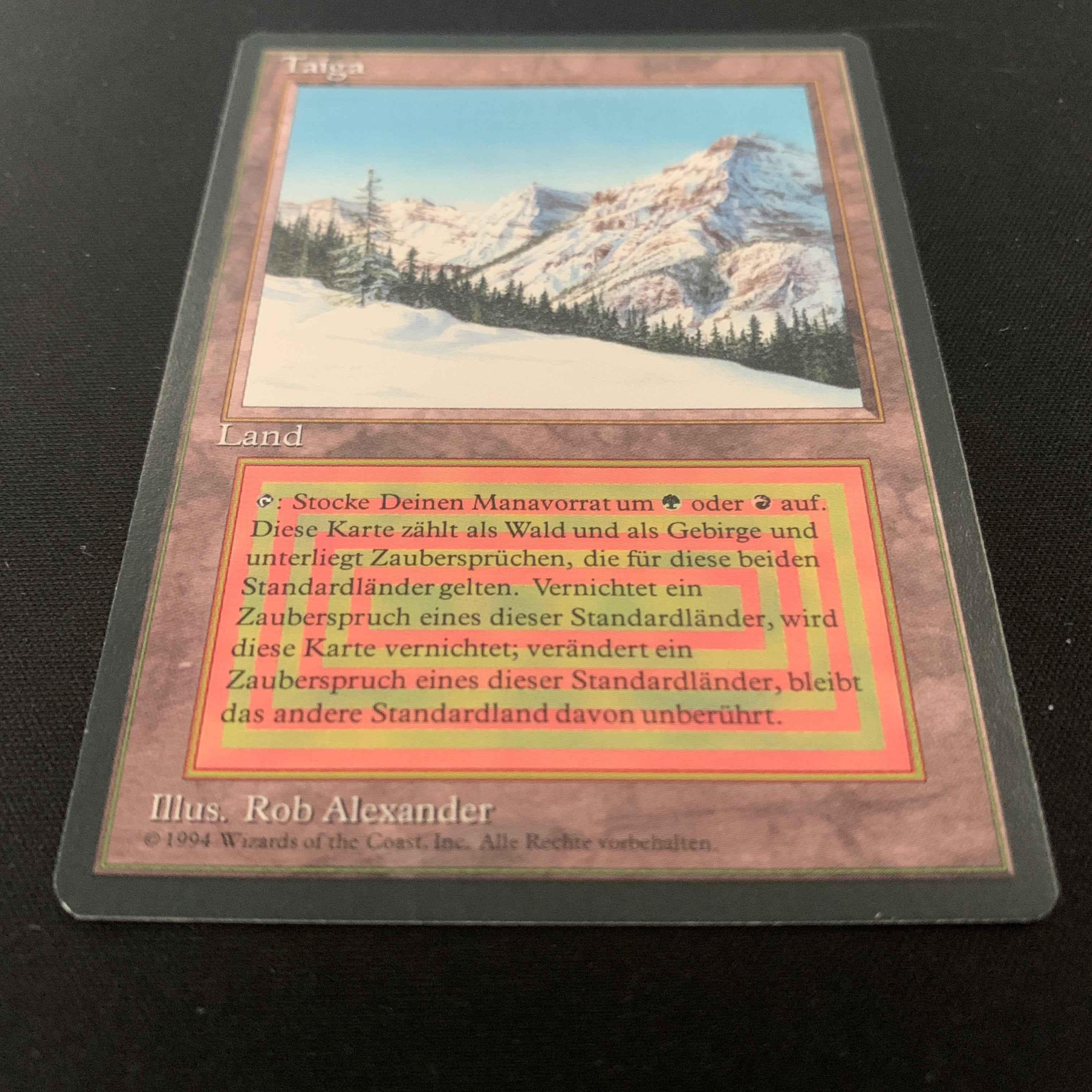 MTG Singles - Taiga - Foreign Black Bordered -