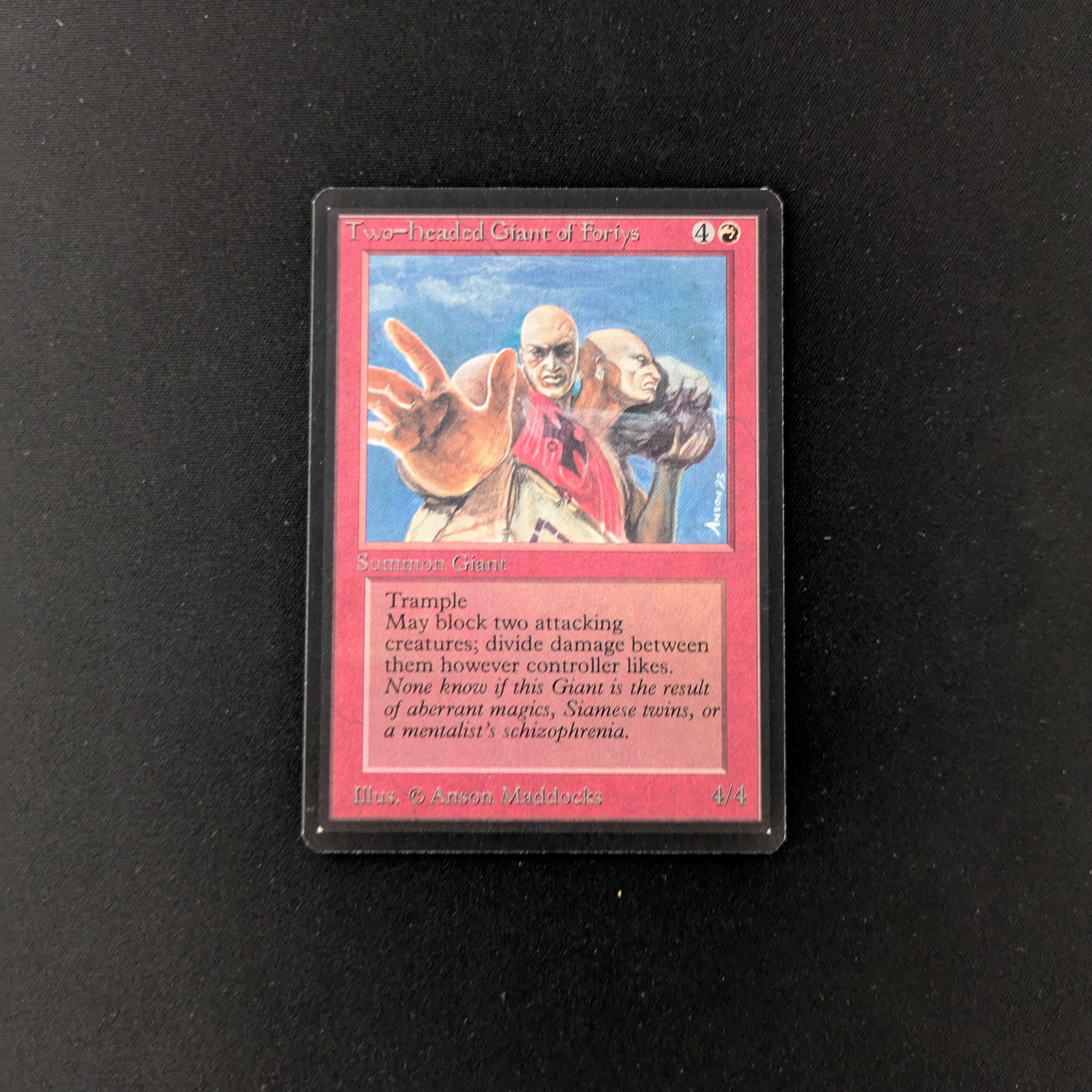 MTG Singles - Two-Headed Giant of Foriys - Beta - NM - 25365