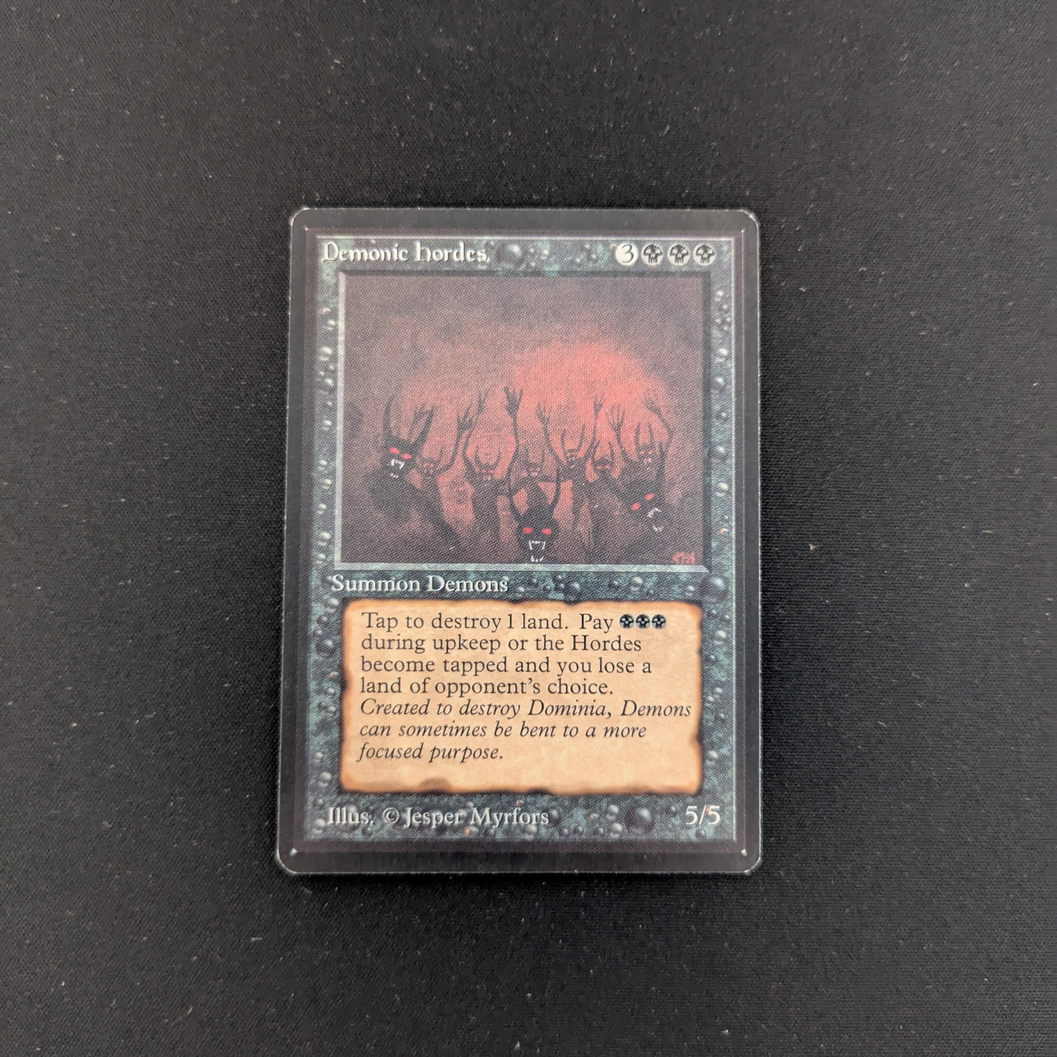 MTG Singles - Demonic Hordes - Beta - NM - 25411