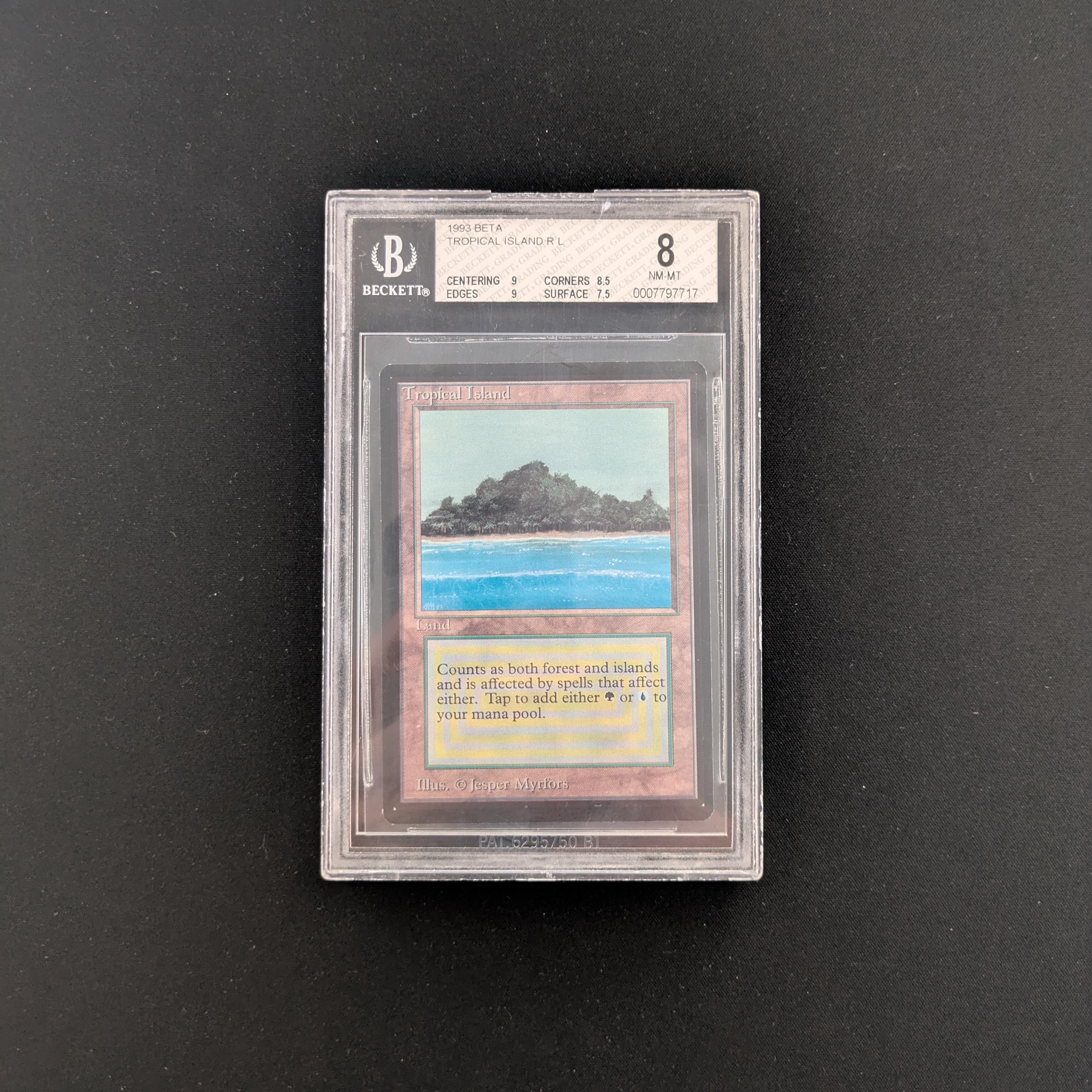 MTG Singles - Tropical Island - Beta - BGS 8 - 25502