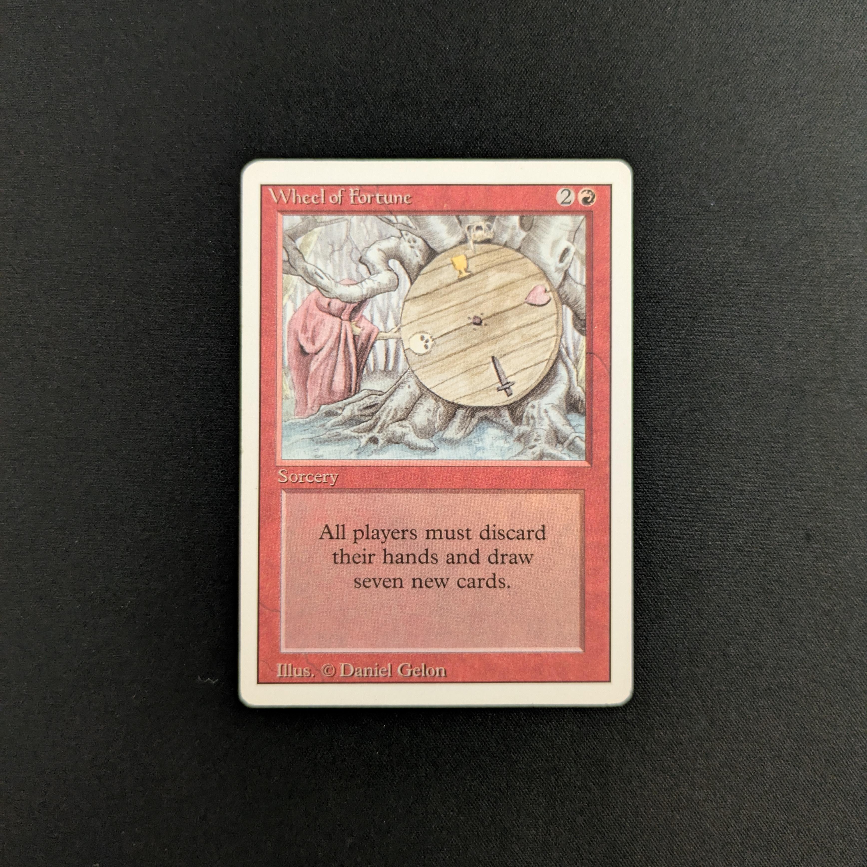 MTG Singles - Wheel of Fortune - Revised - LP - DENT - 25644