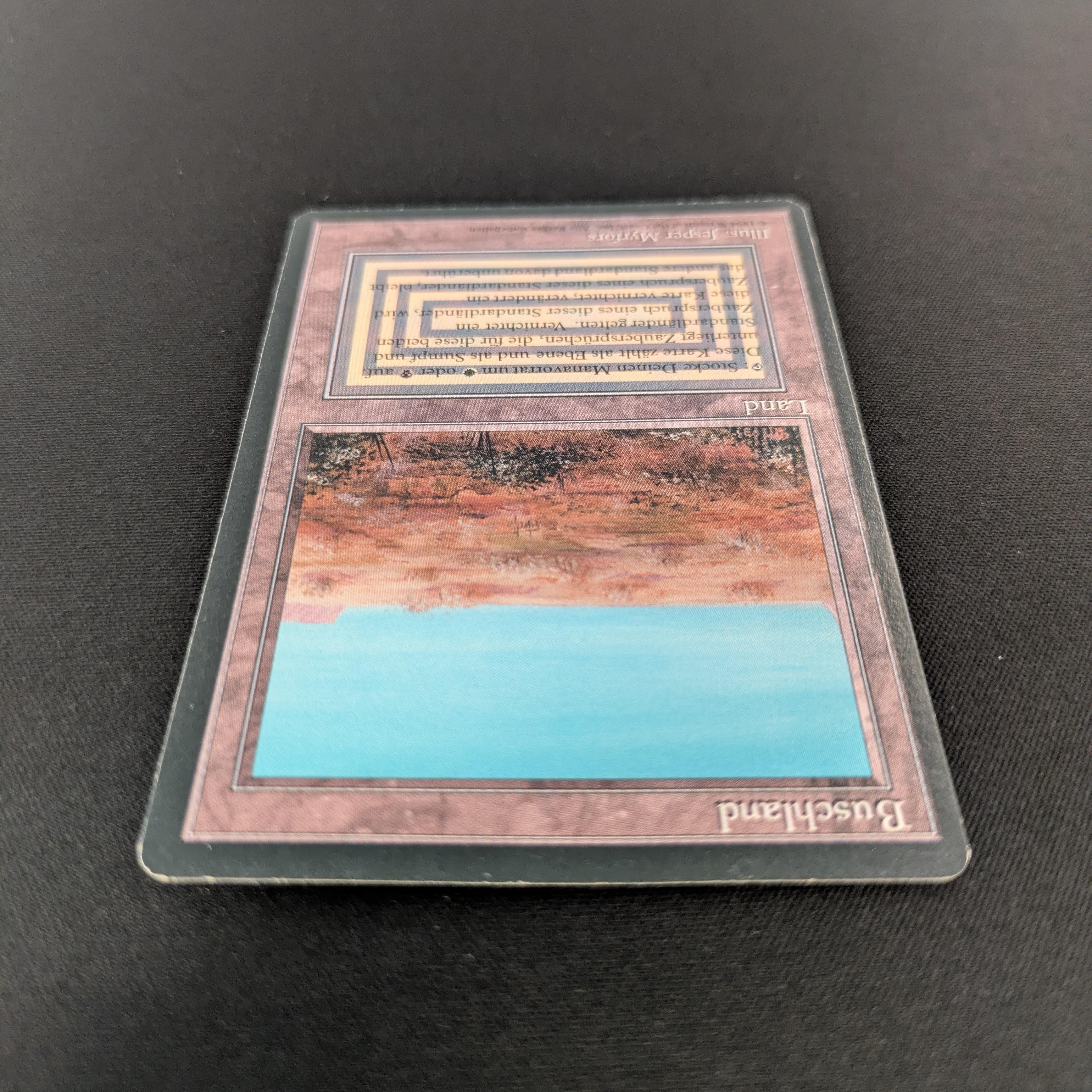 MTG Singles - Scrubland - Foreign Black Bordered -
