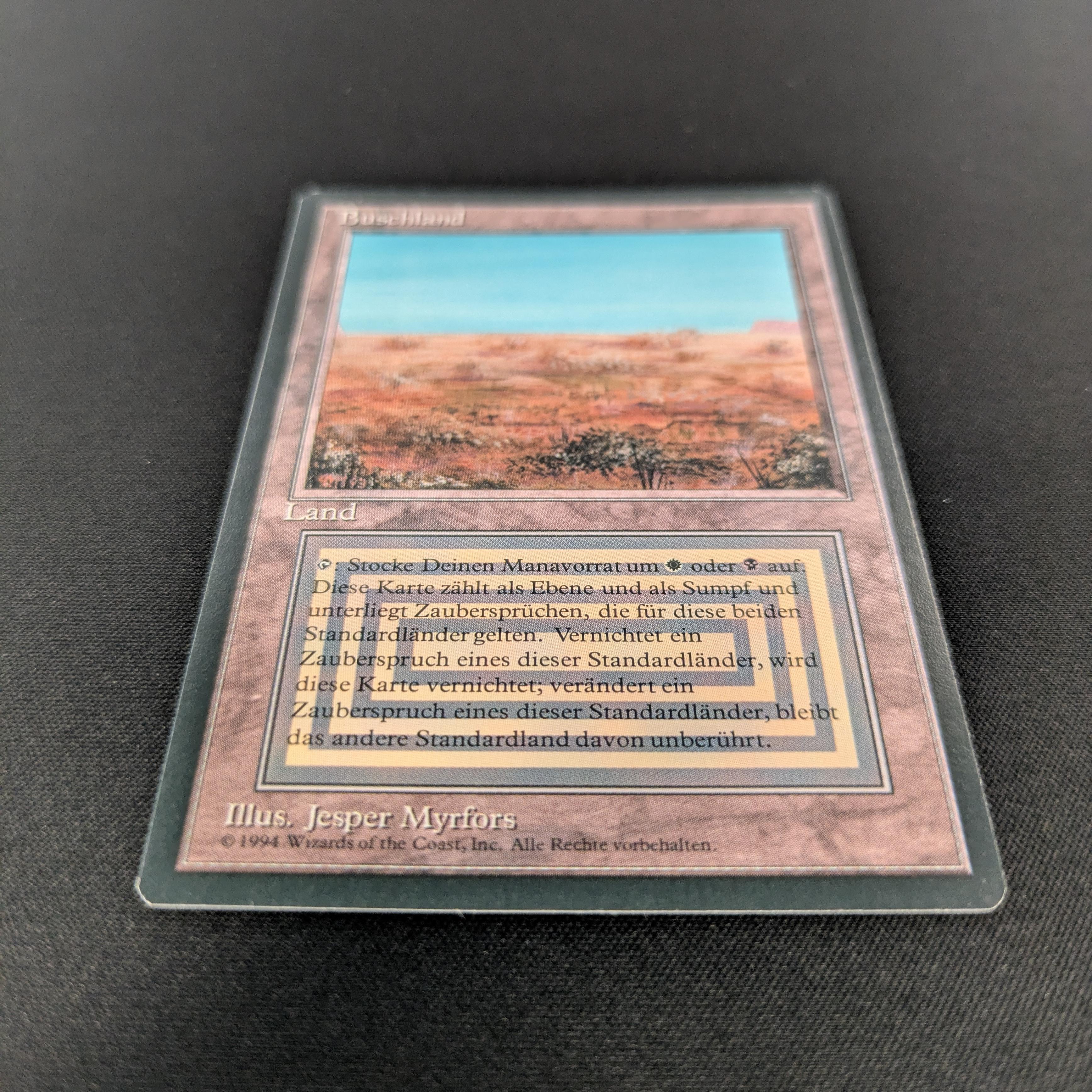 MTG Singles - Scrubland - Foreign Black Bordered -
