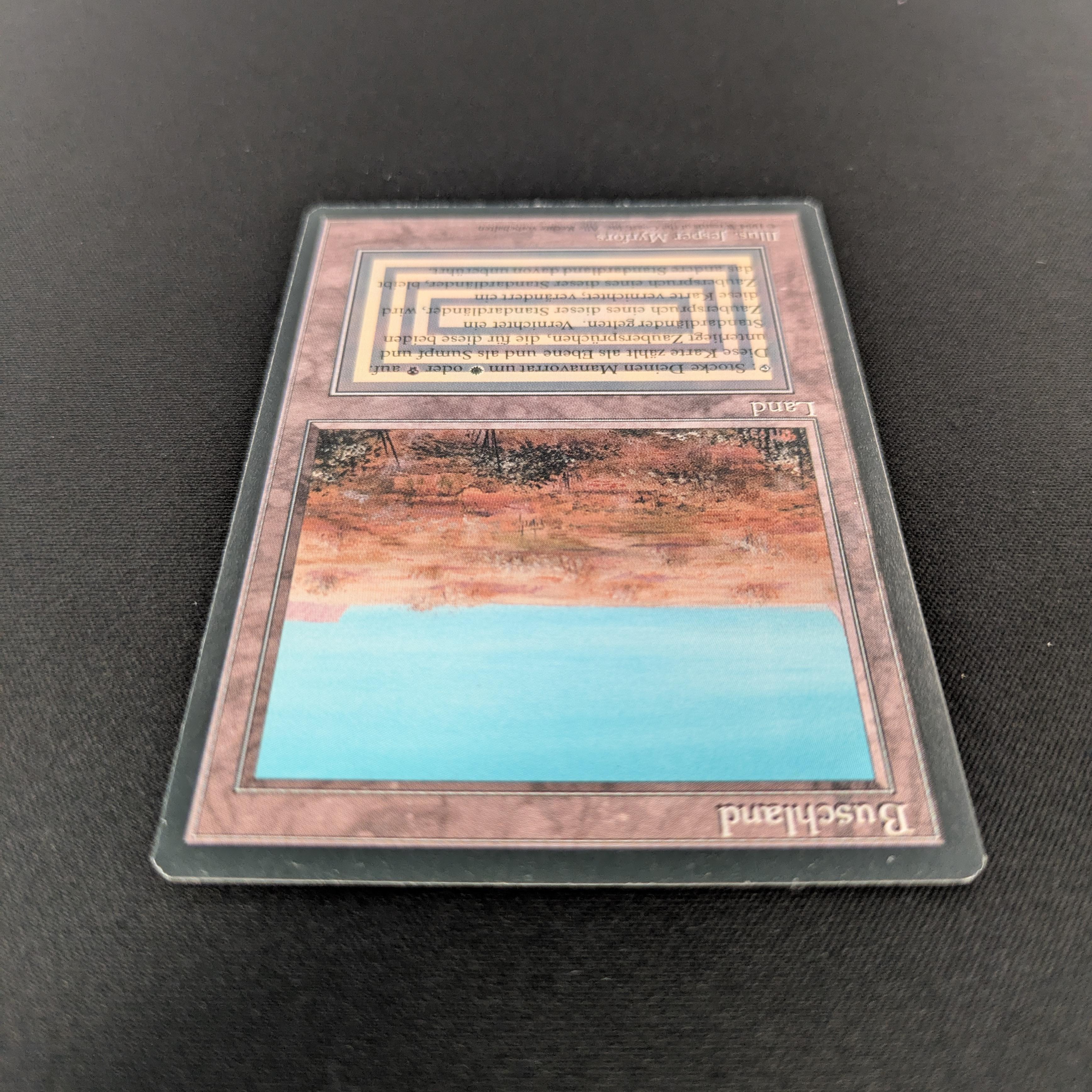 MTG Singles - Scrubland - Foreign Black Bordered -