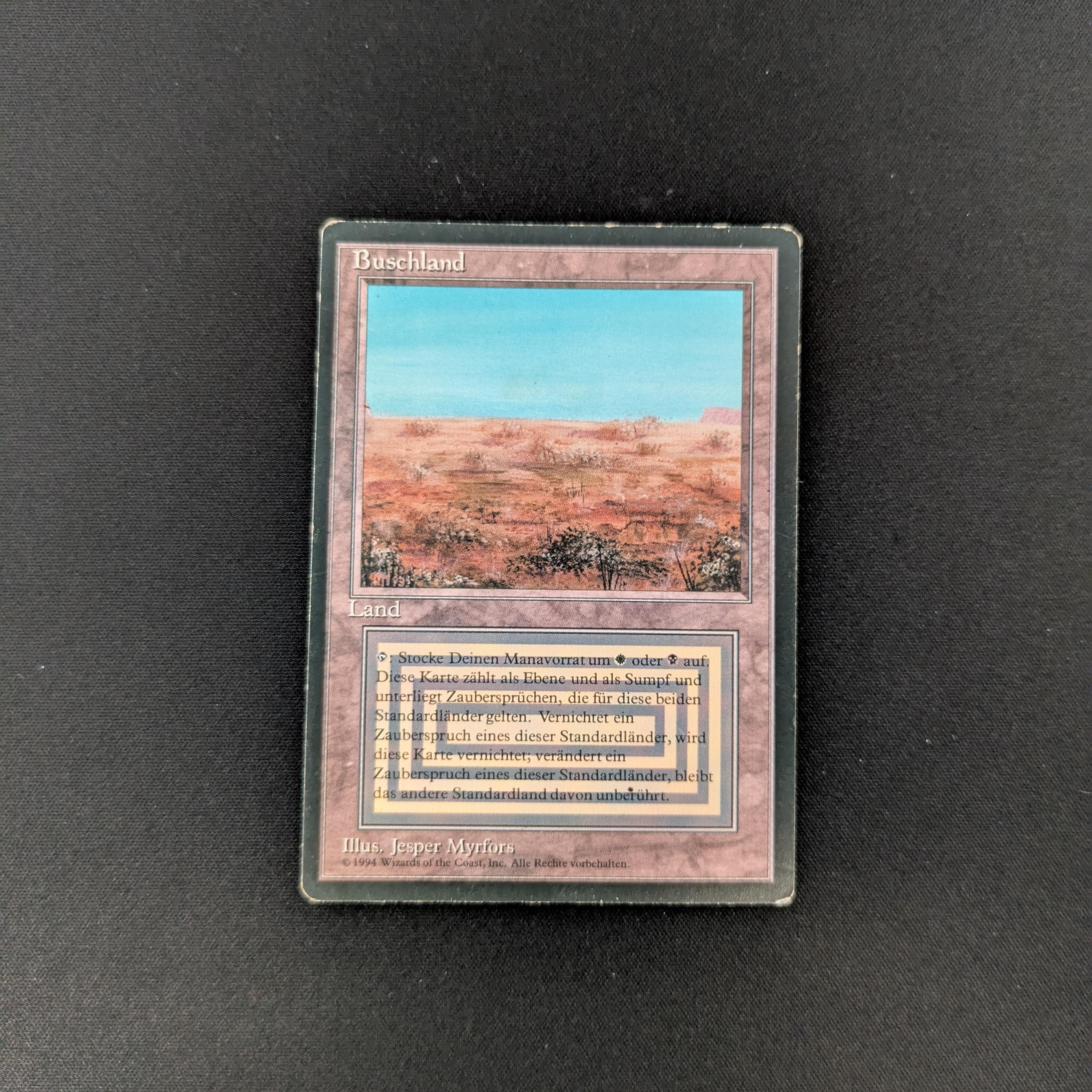 MTG Singles - Scrubland - Foreign Black Bordered - German - PL - 25886