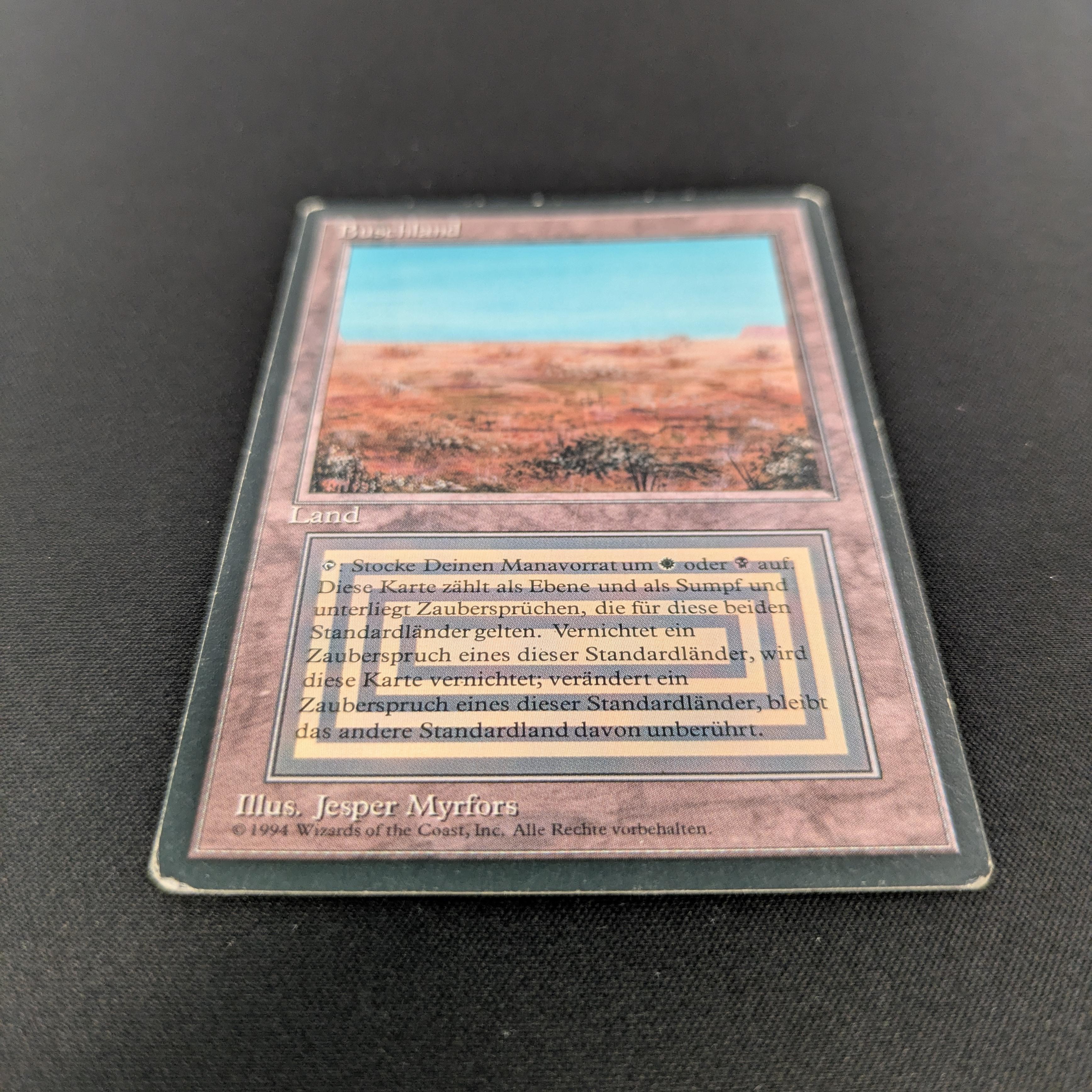 MTG Singles - Scrubland - Foreign Black Bordered -