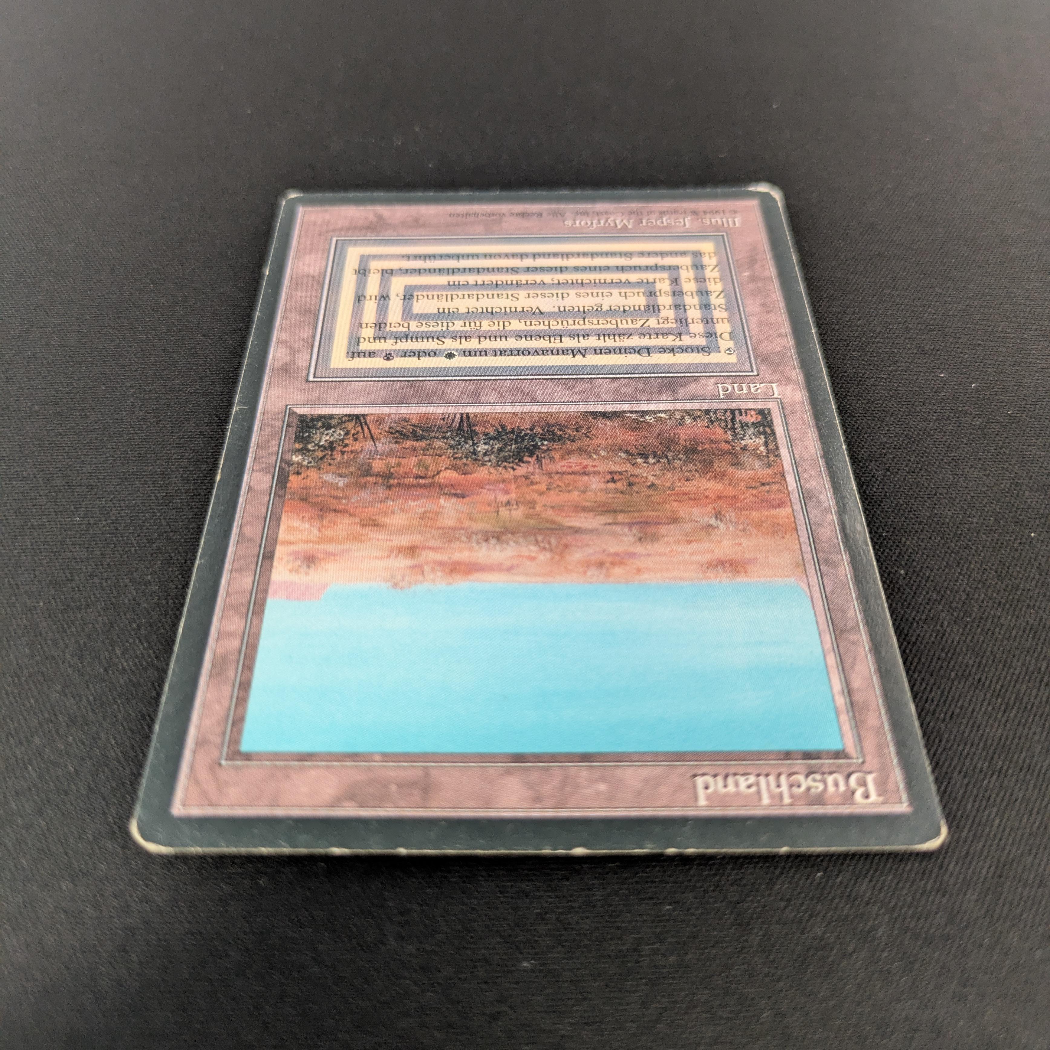 MTG Singles - Scrubland - Foreign Black Bordered -
