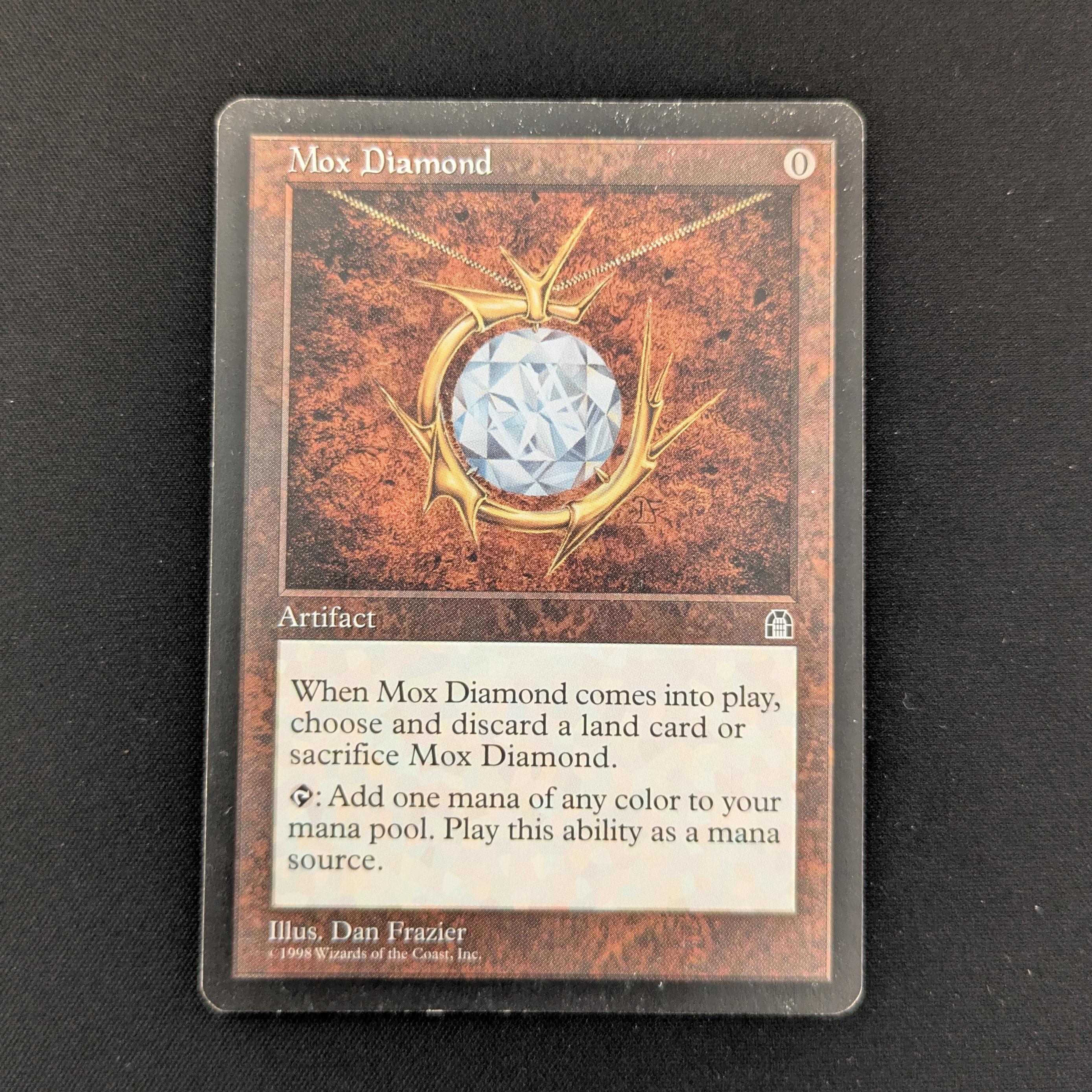 MTG Singles - Mox Diamond - Stronghold - English - LP - BENT - 25992