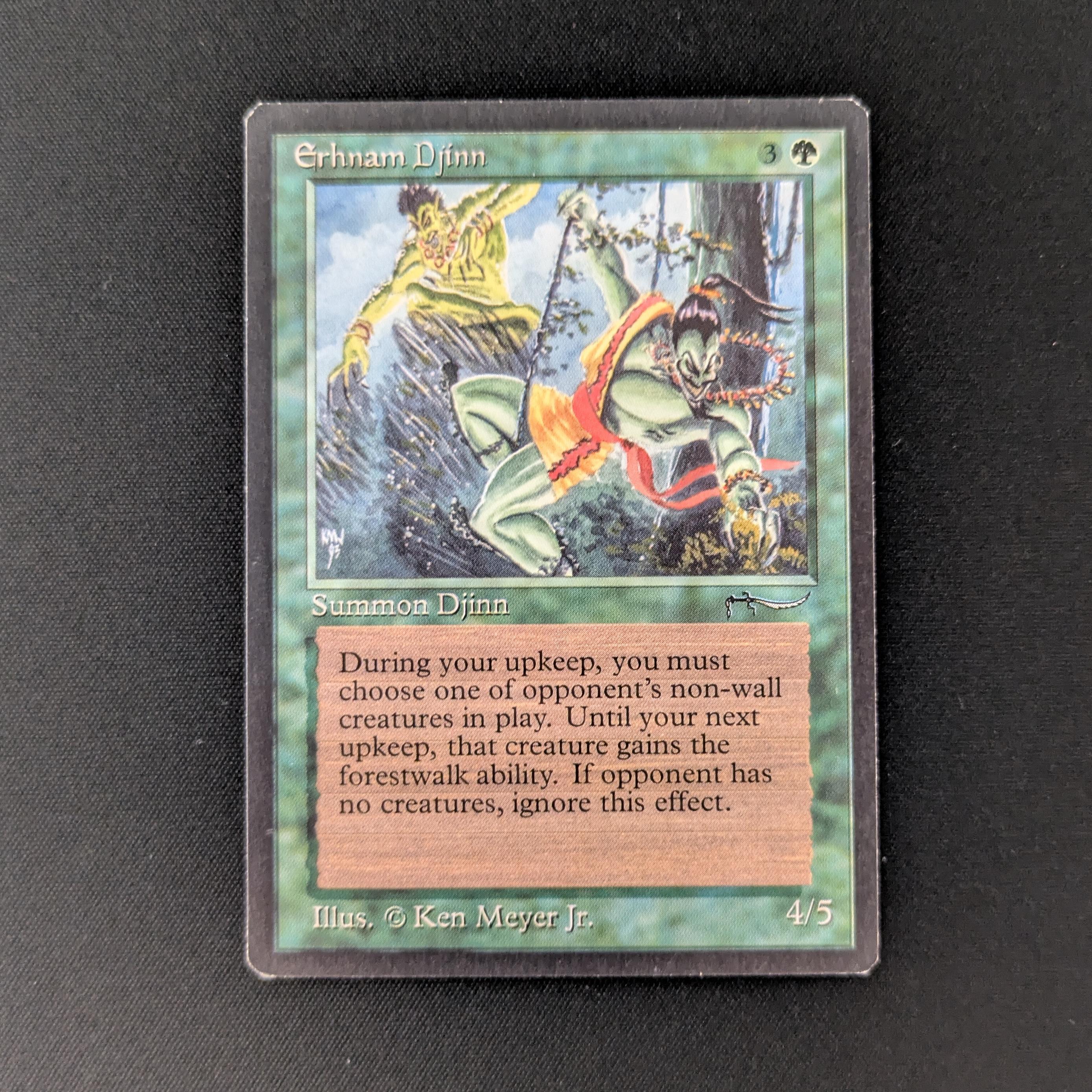 MTG Singles - Erhnam Djinn - Arabian Nights - EX - 26074