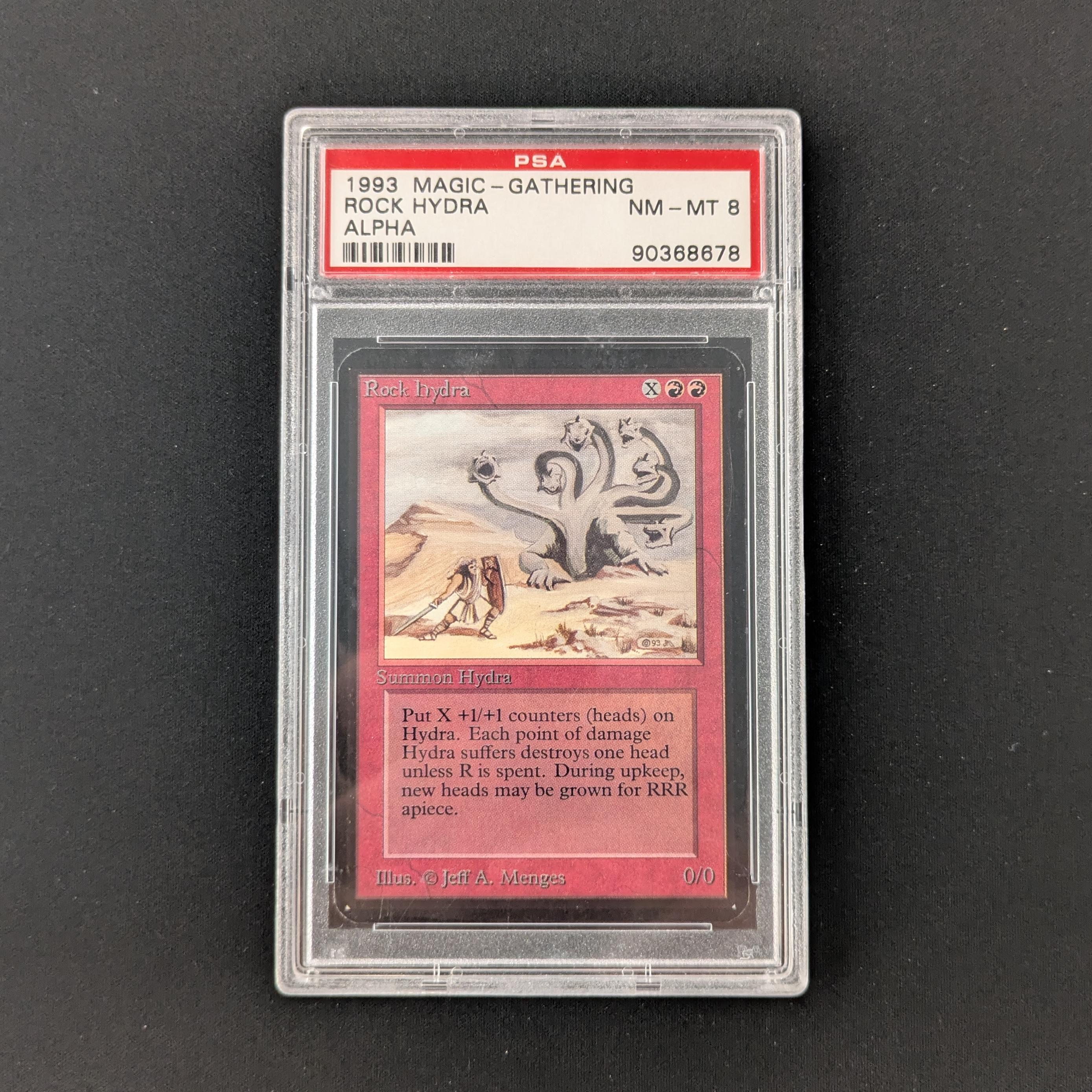 MTG Singles - Rock Hydra - Alpha - PSA 8 - 26108