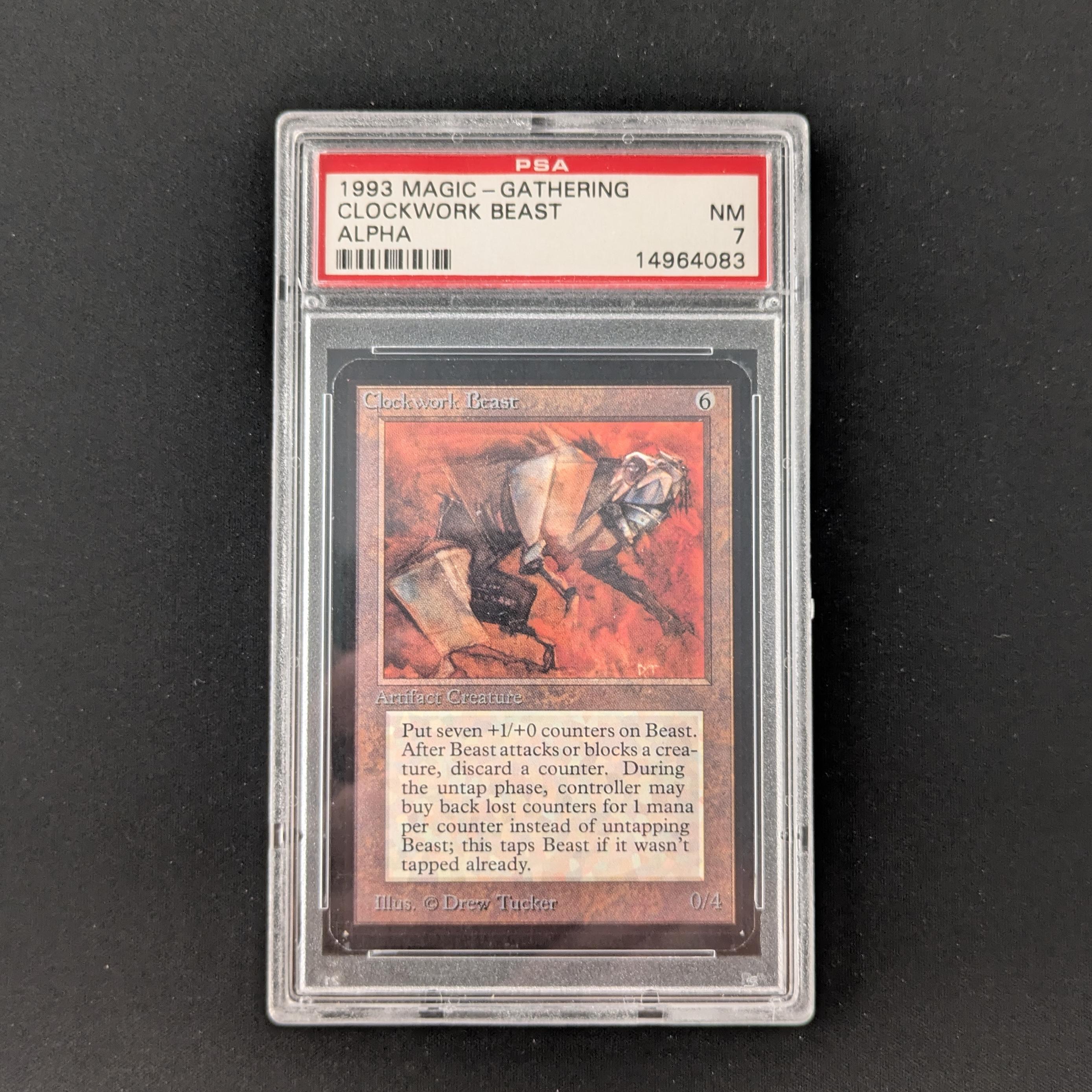 MTG Singles - Clockwork Beast - Alpha - PSA 7 - 26109