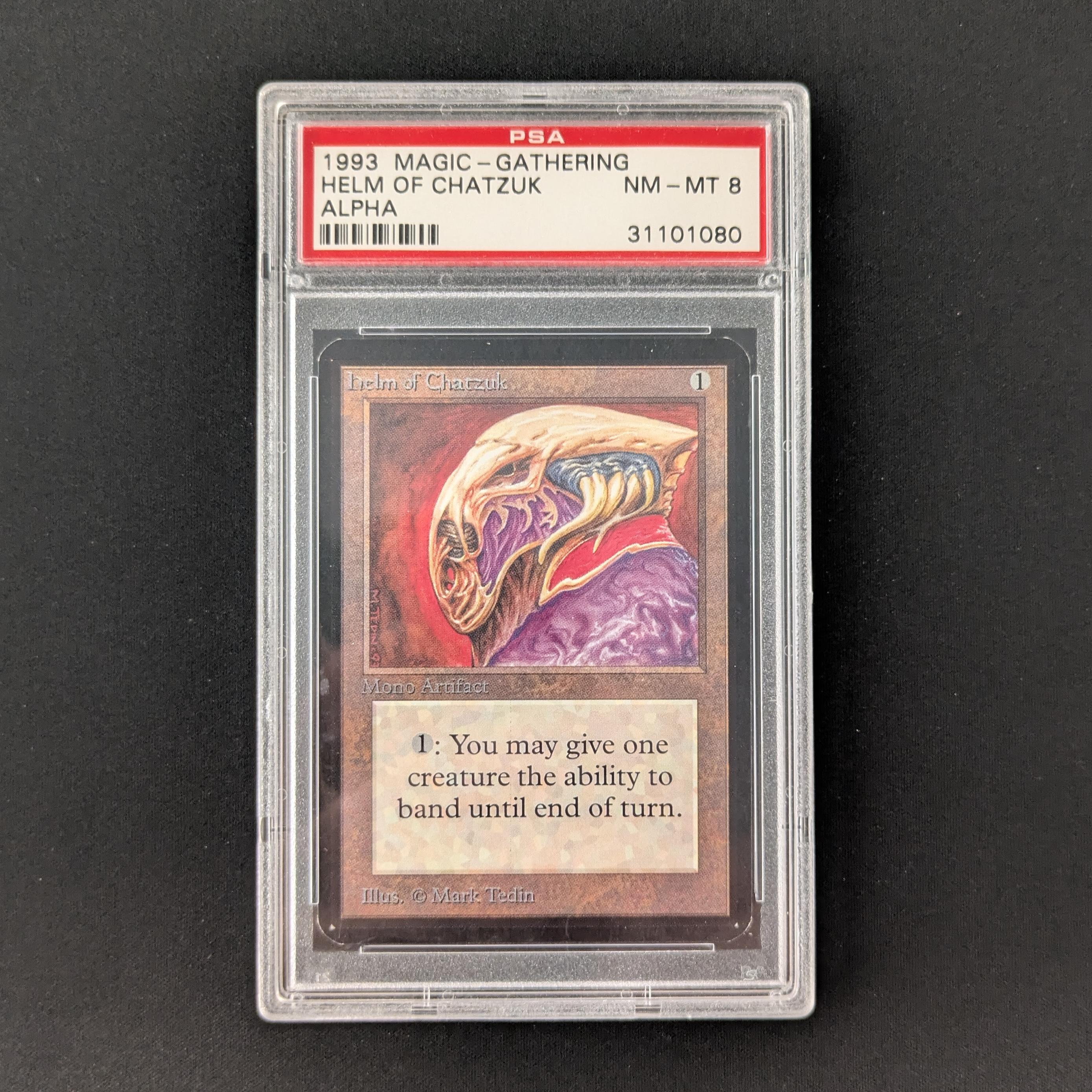 MTG Singles - Helm of Chatzuk - Alpha - PSA 8 - 26111