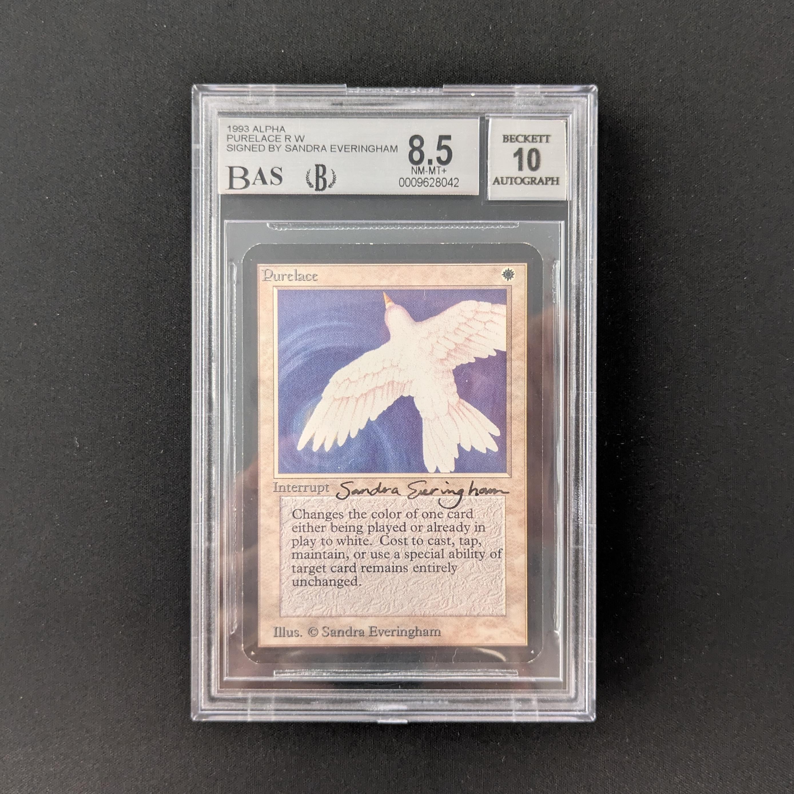 MTG Singles - Purelace - Alpha - BGS 8.5 - SIGNED - 26112