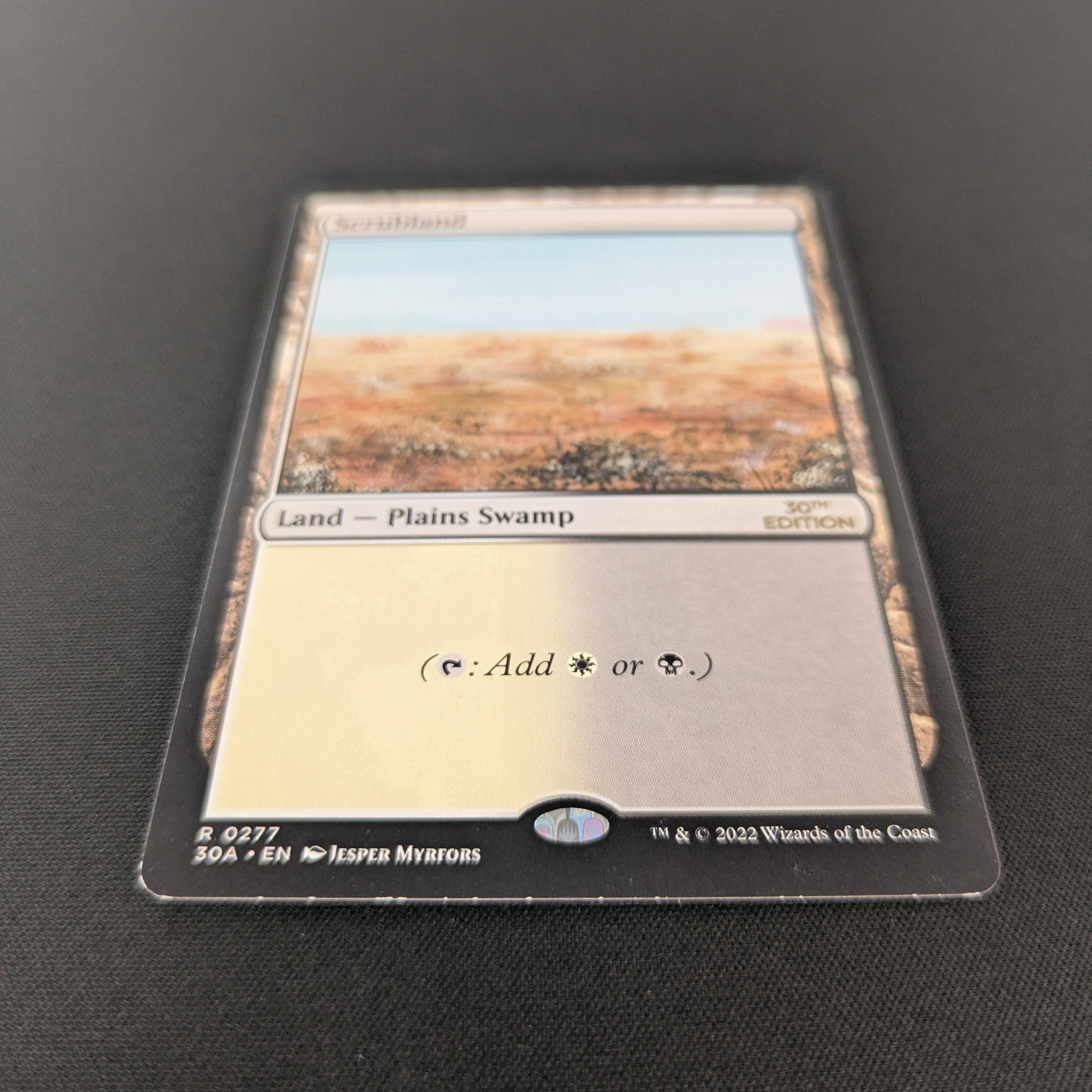 MTG Singles - Scrubland (Modern Frame) - 30th Anniversary Edition -