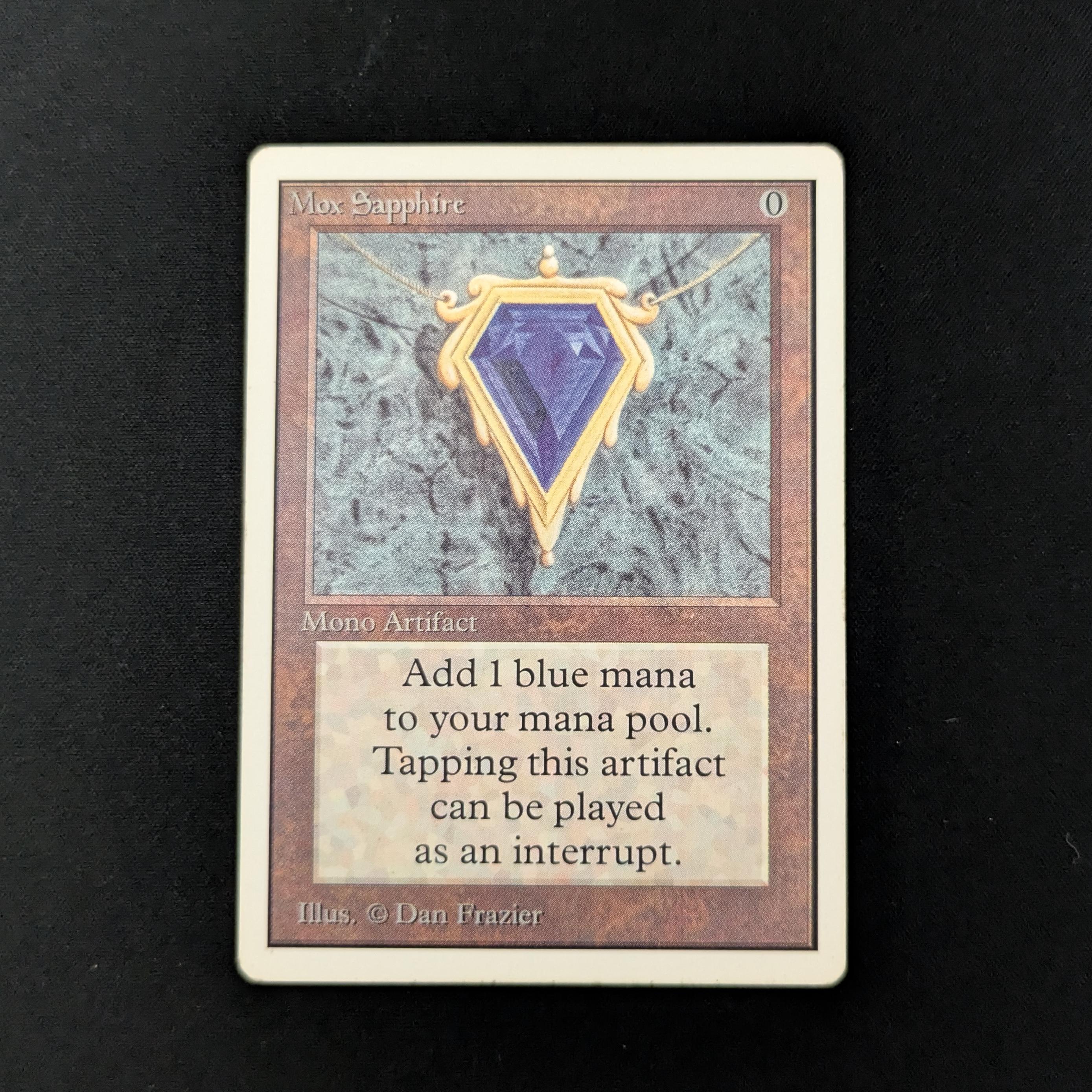MTG Singles - Mox Sapphire - Unlimited - LP - 26419