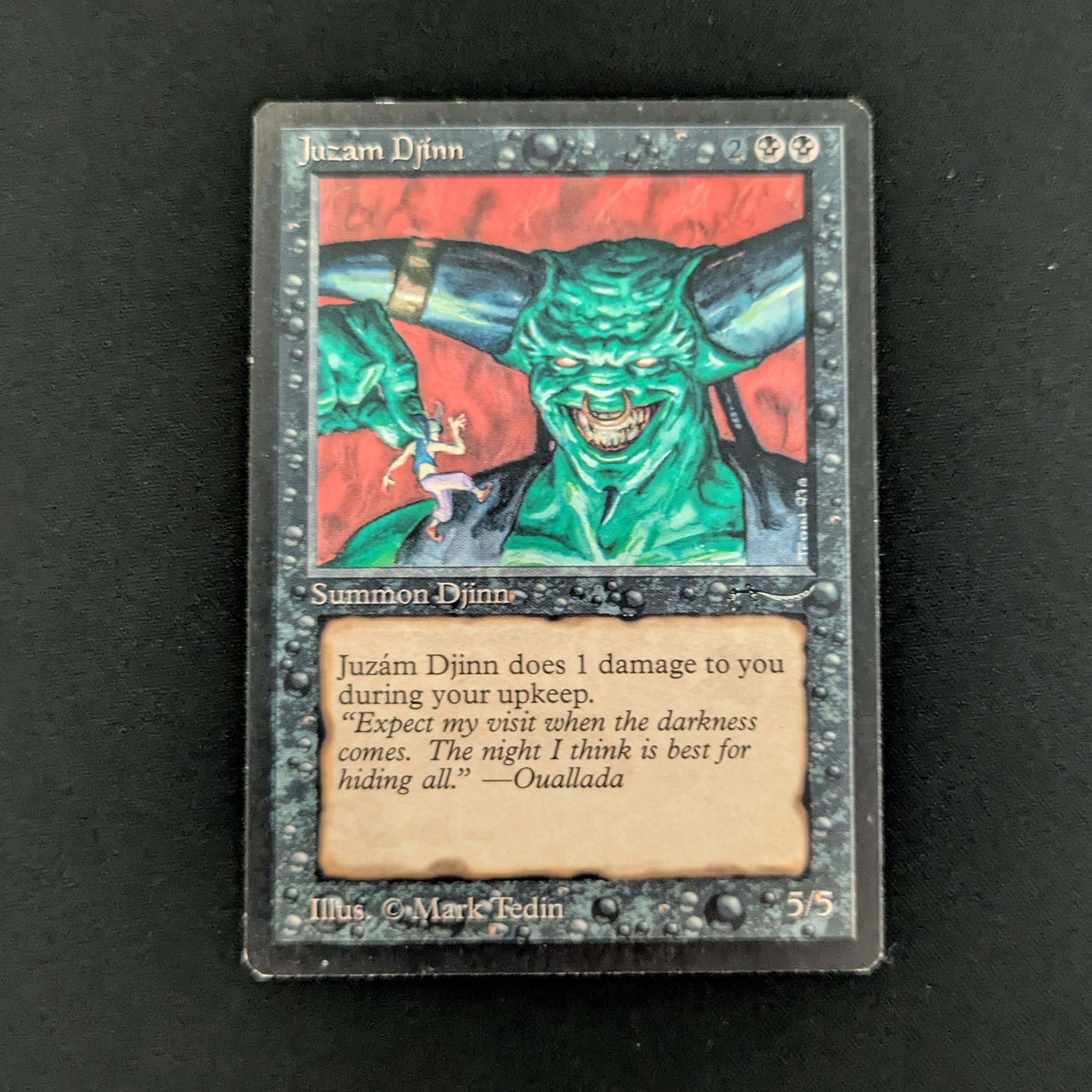 MTG Singles - Juzam Djinn - Arabian Nights - EX - 26448