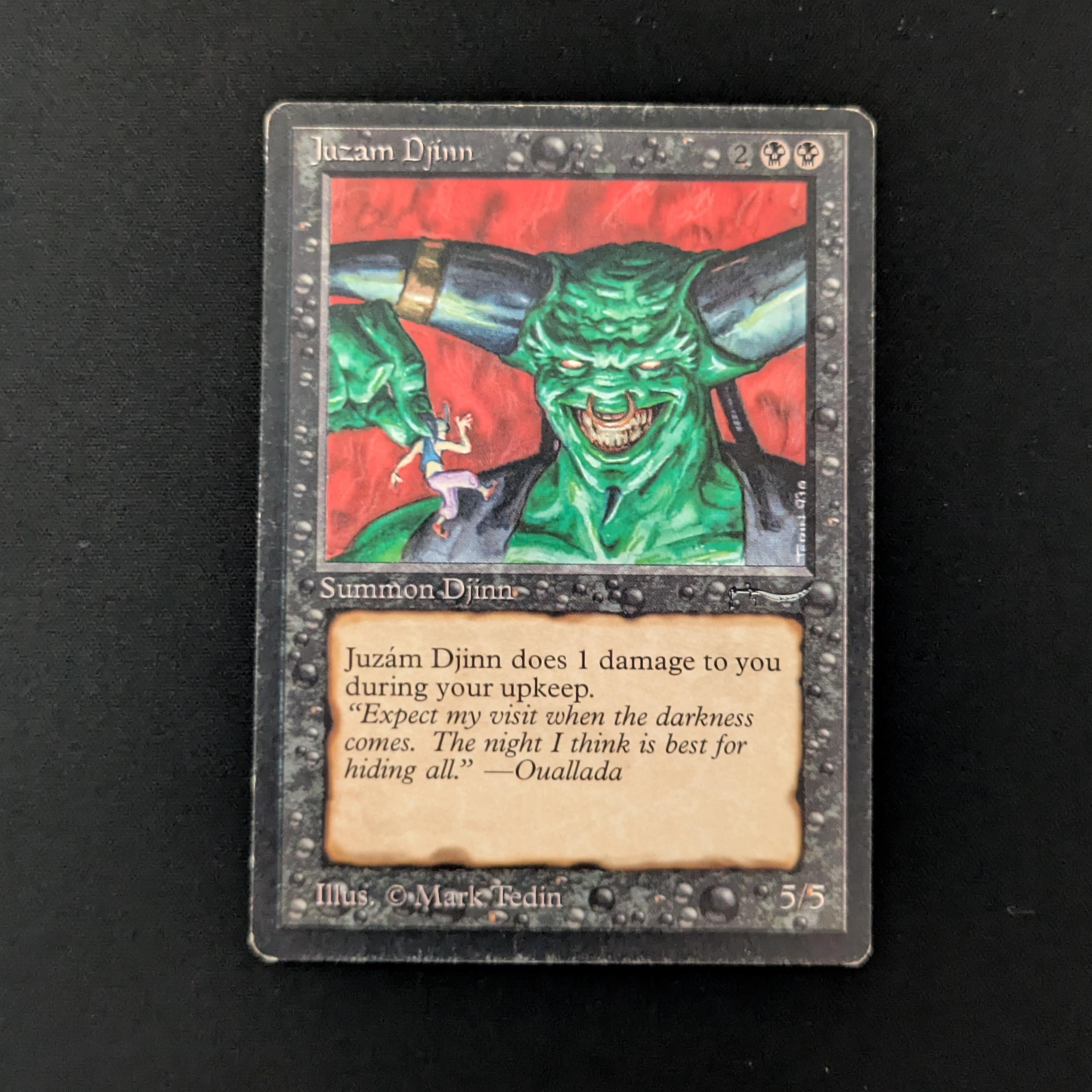 MTG Singles - Juzam Djinn - Arabian Nights - LP - 26451