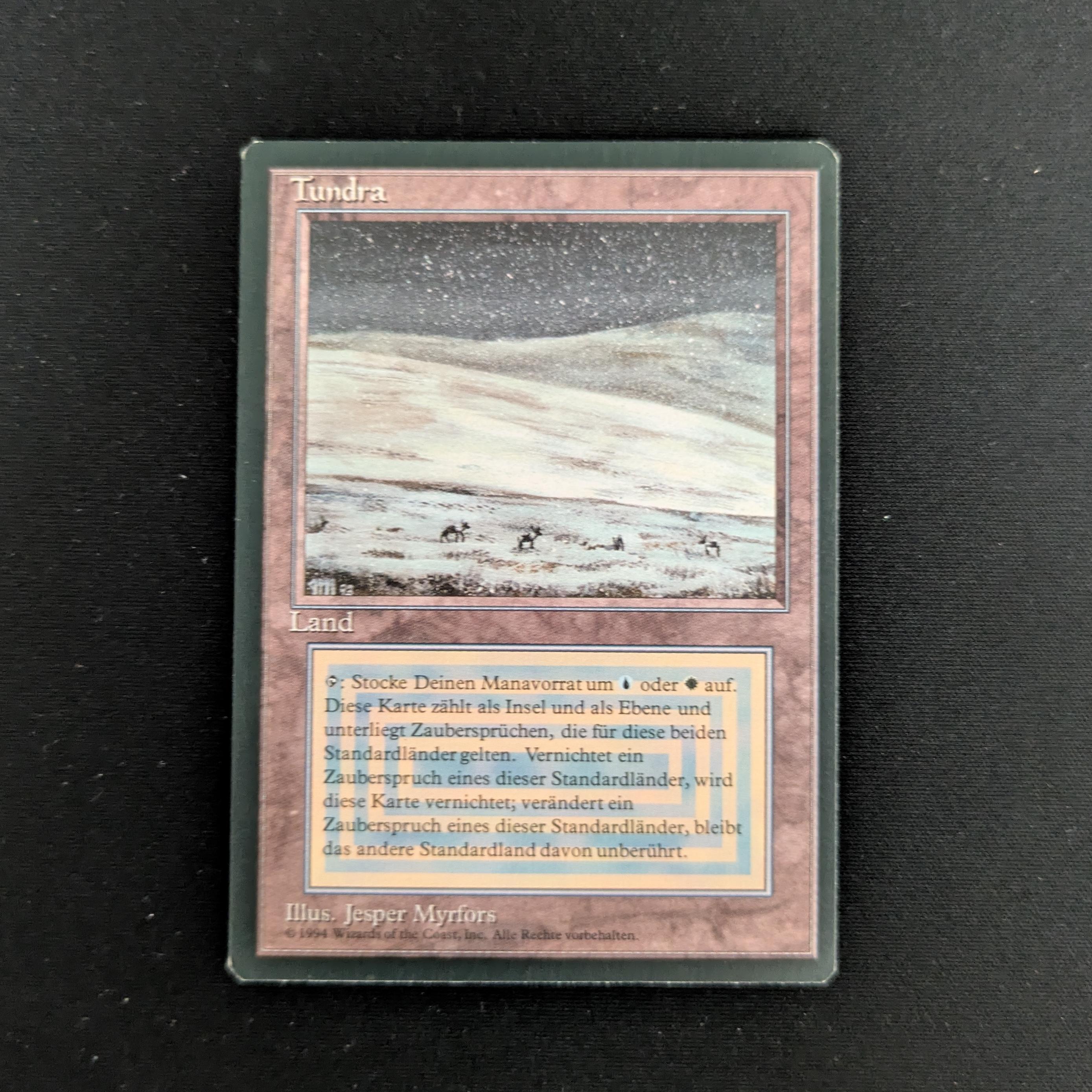 MTG Singles - Tundra - Foreign Black Bordered - German - EX - 26758