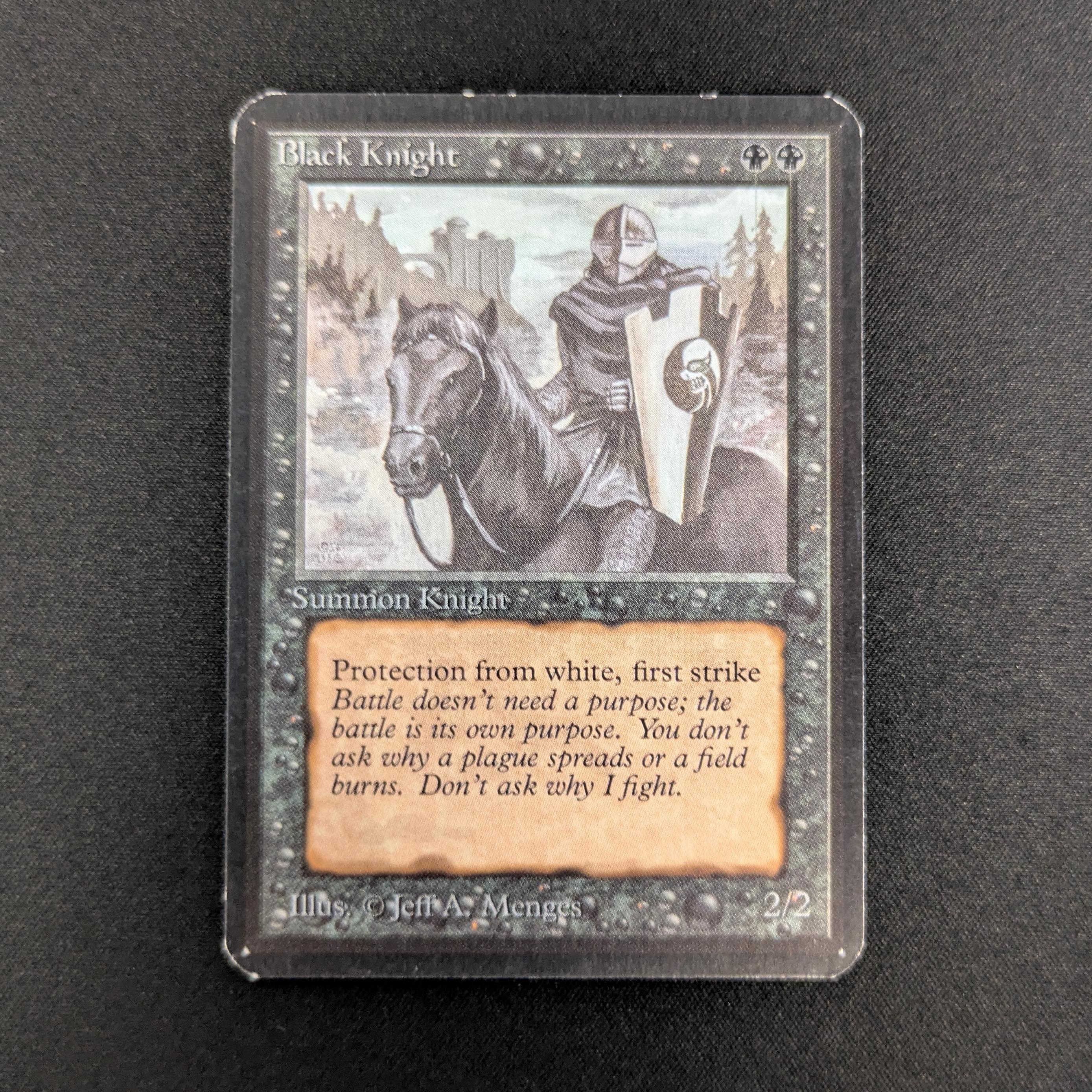 MTG Singles - Black Knight - Alpha - EX - 26870