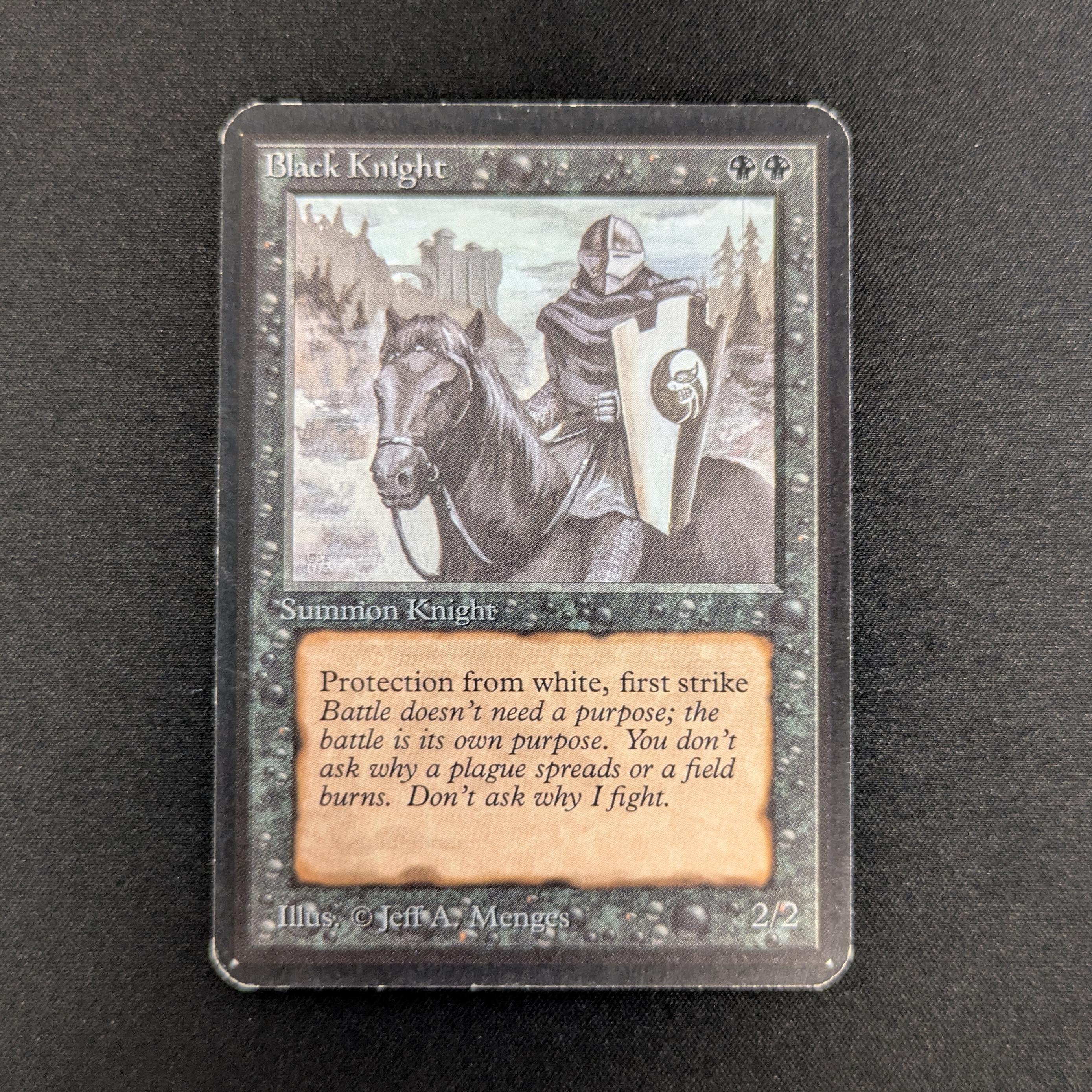 MTG Singles - Black Knight - Alpha - GD - 26873