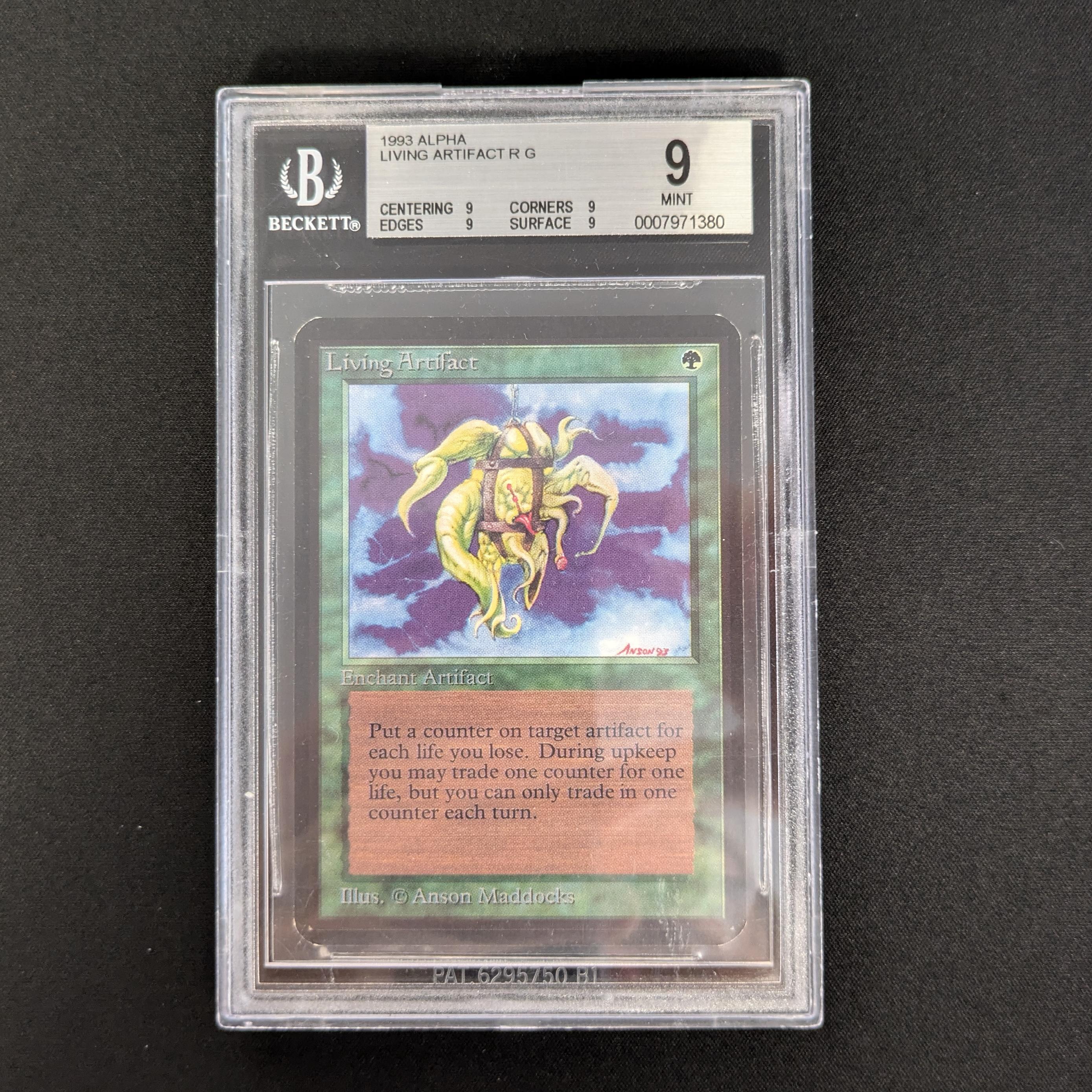 MTG Singles - Living Artifact - Alpha - BGS 9 - 26997