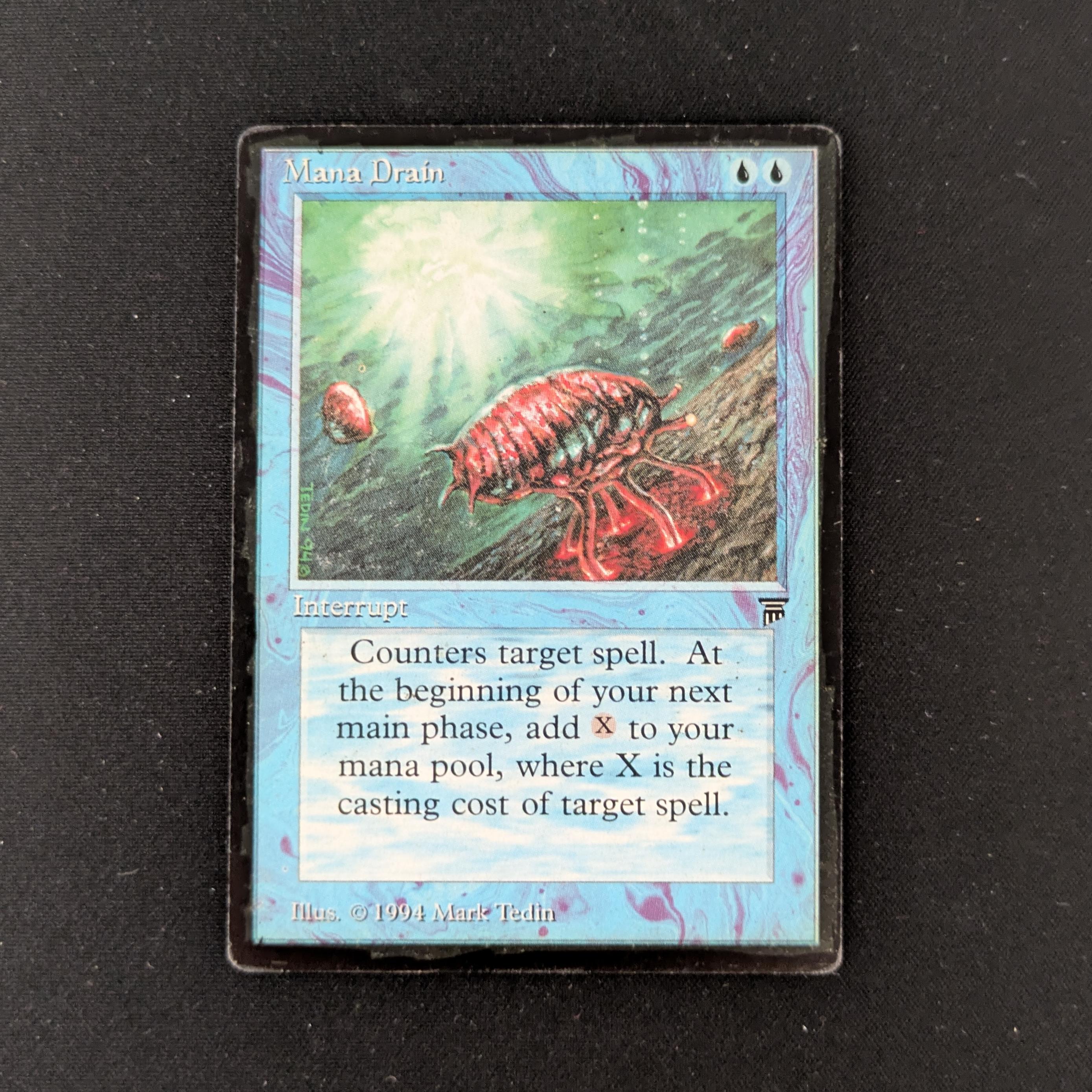 MTG Singles - Mana Drain - Legends - PO - INKED - 27120