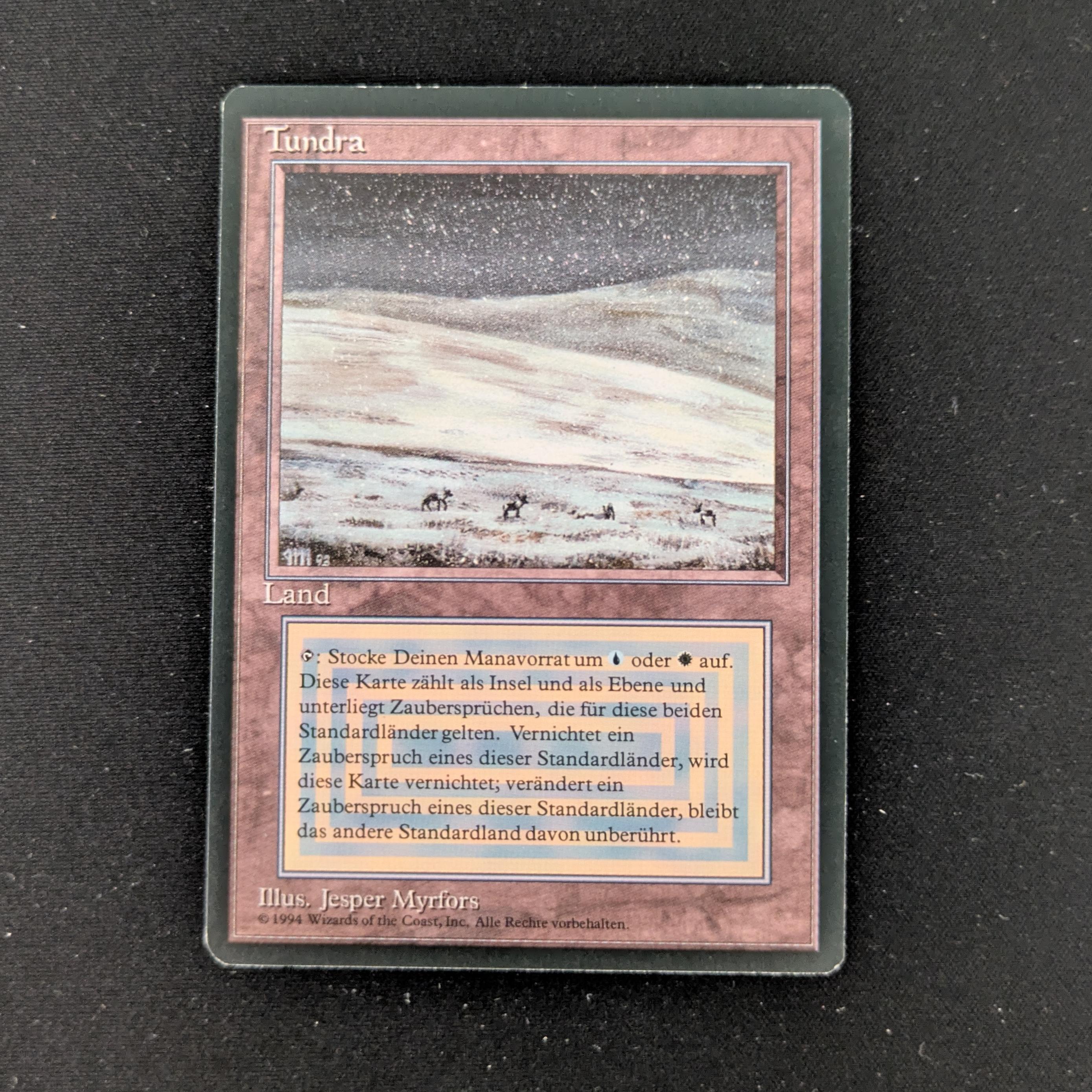MTG Singles - Tundra - Foreign Black Bordered - German - EX - 27159