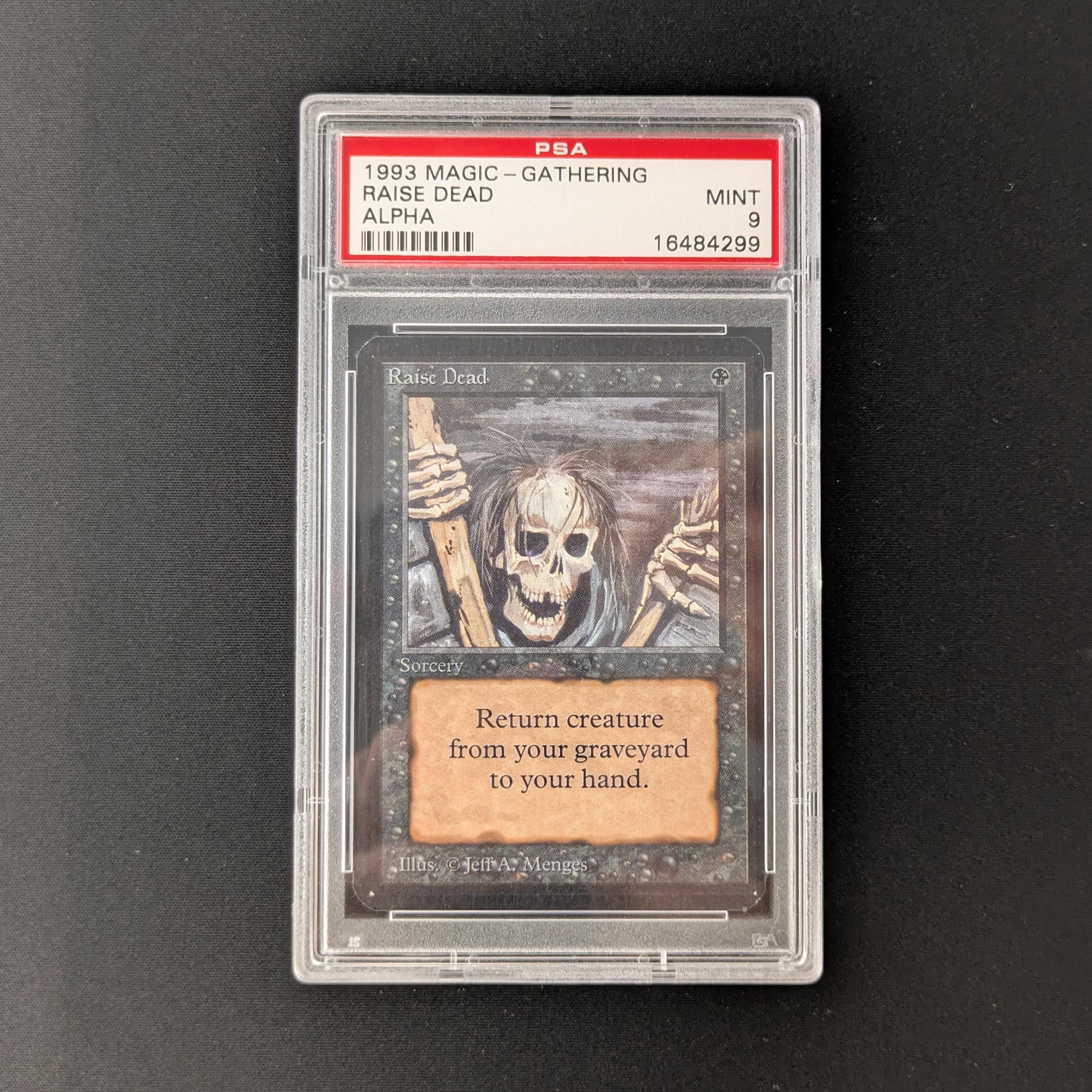 MTG Singles - Raise Dead - Alpha - PSA 9 -