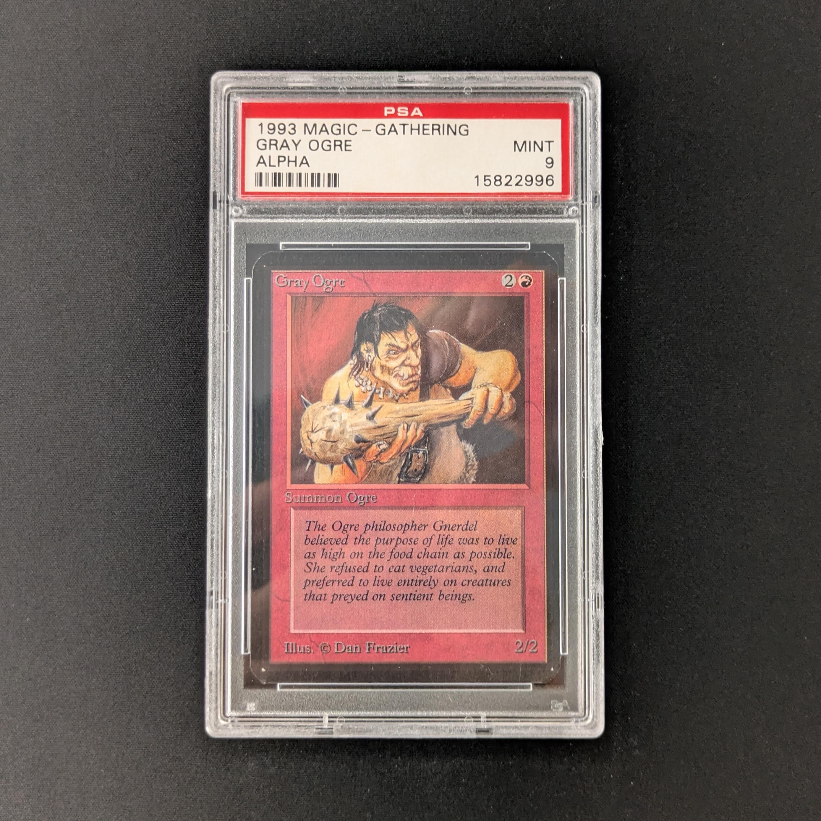 MTG Singles - Gray Ogre - Alpha - PSA 9 -