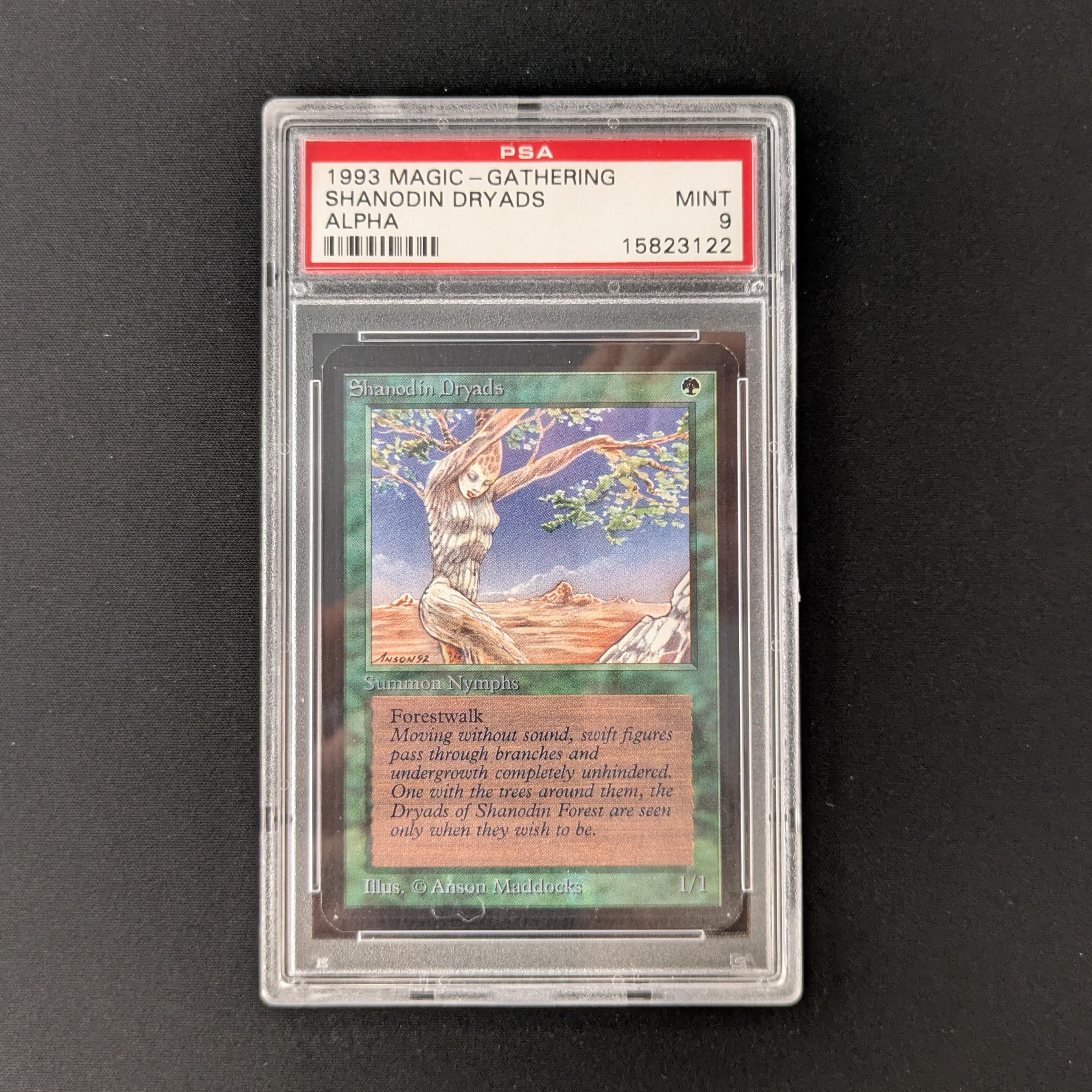 MTG Singles - Shanodin Dryads - Alpha - PSA 9 -