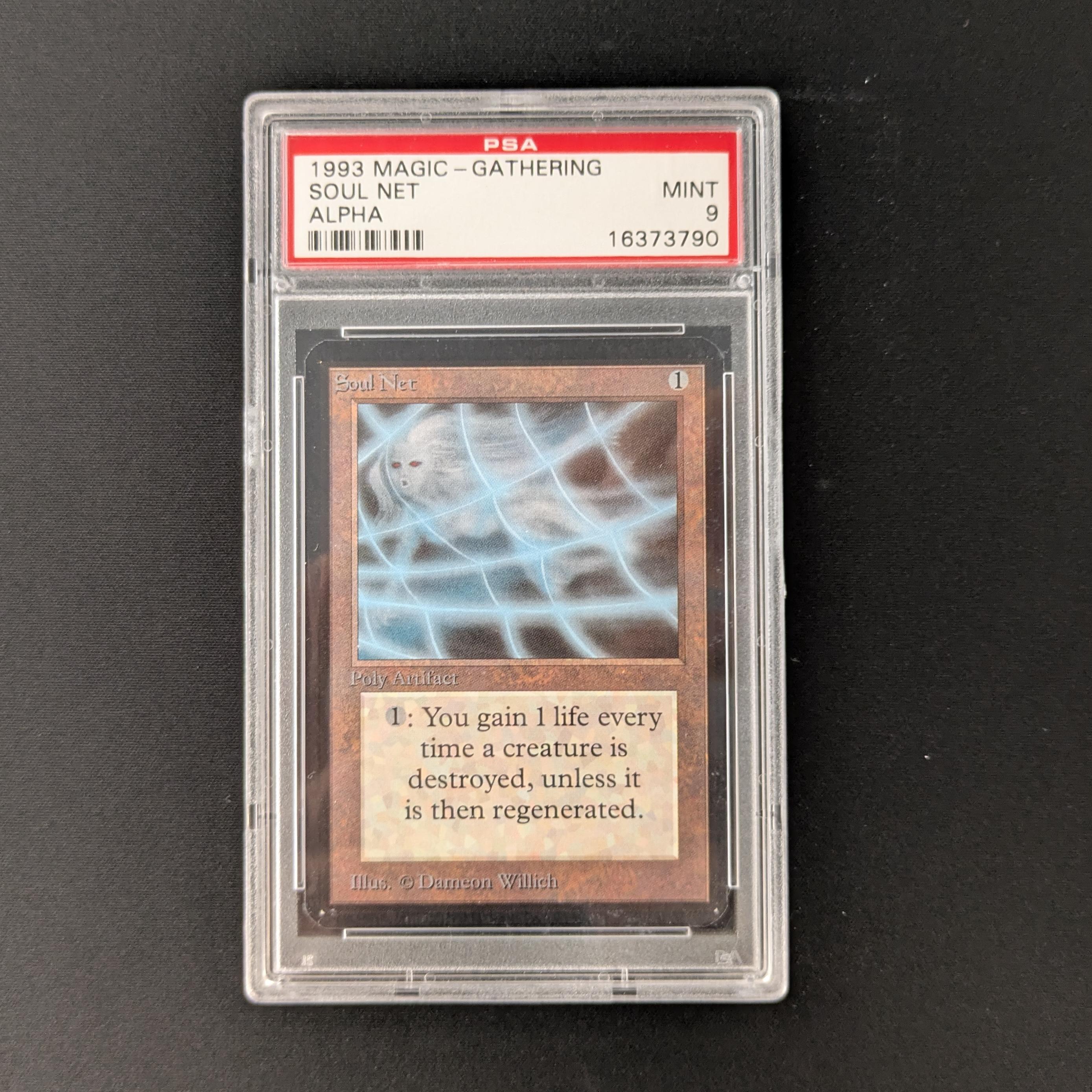 MTG Singles - Soul Net - Alpha - PSA 9 -