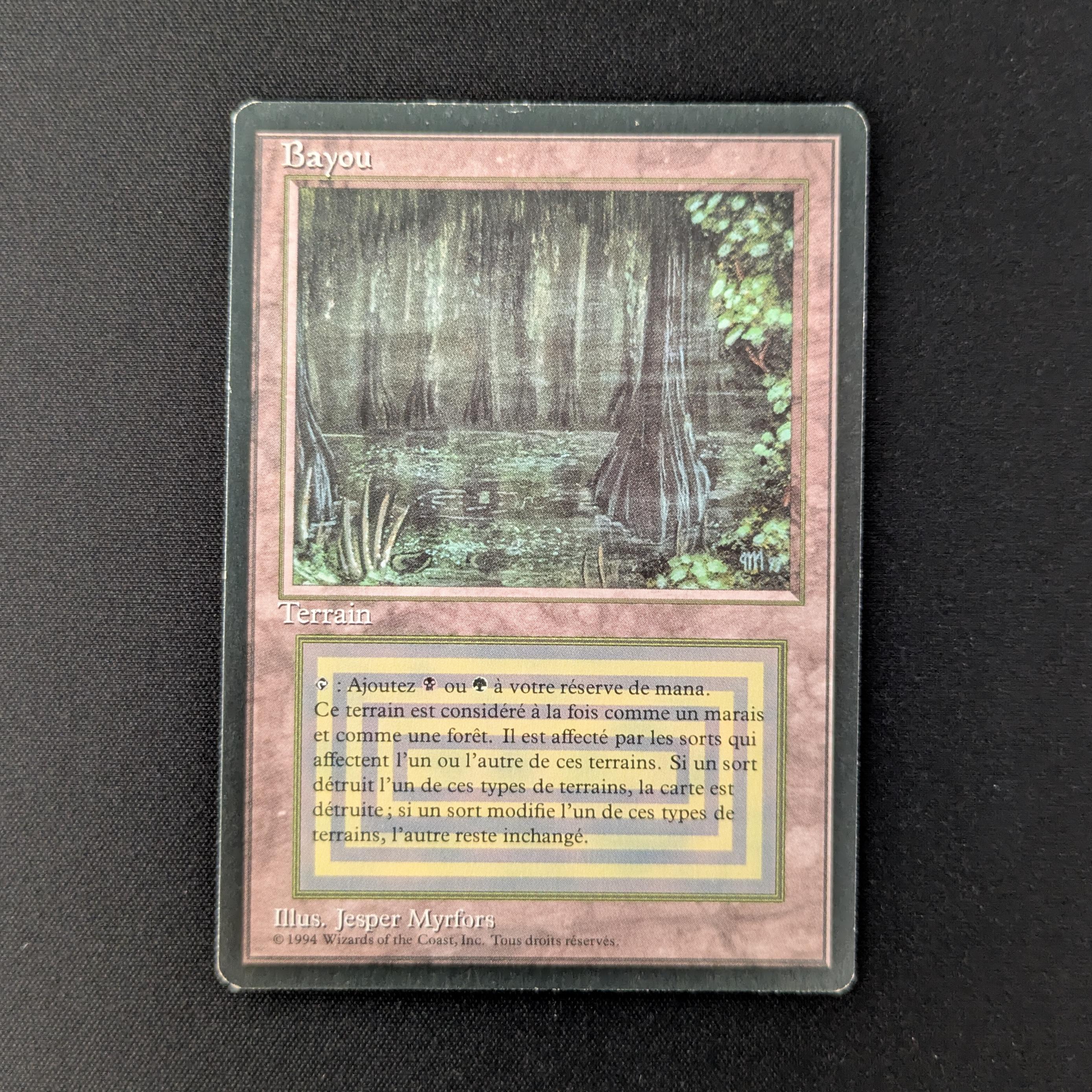 MTG Singles - Bayou - Foreign Black Bordered -