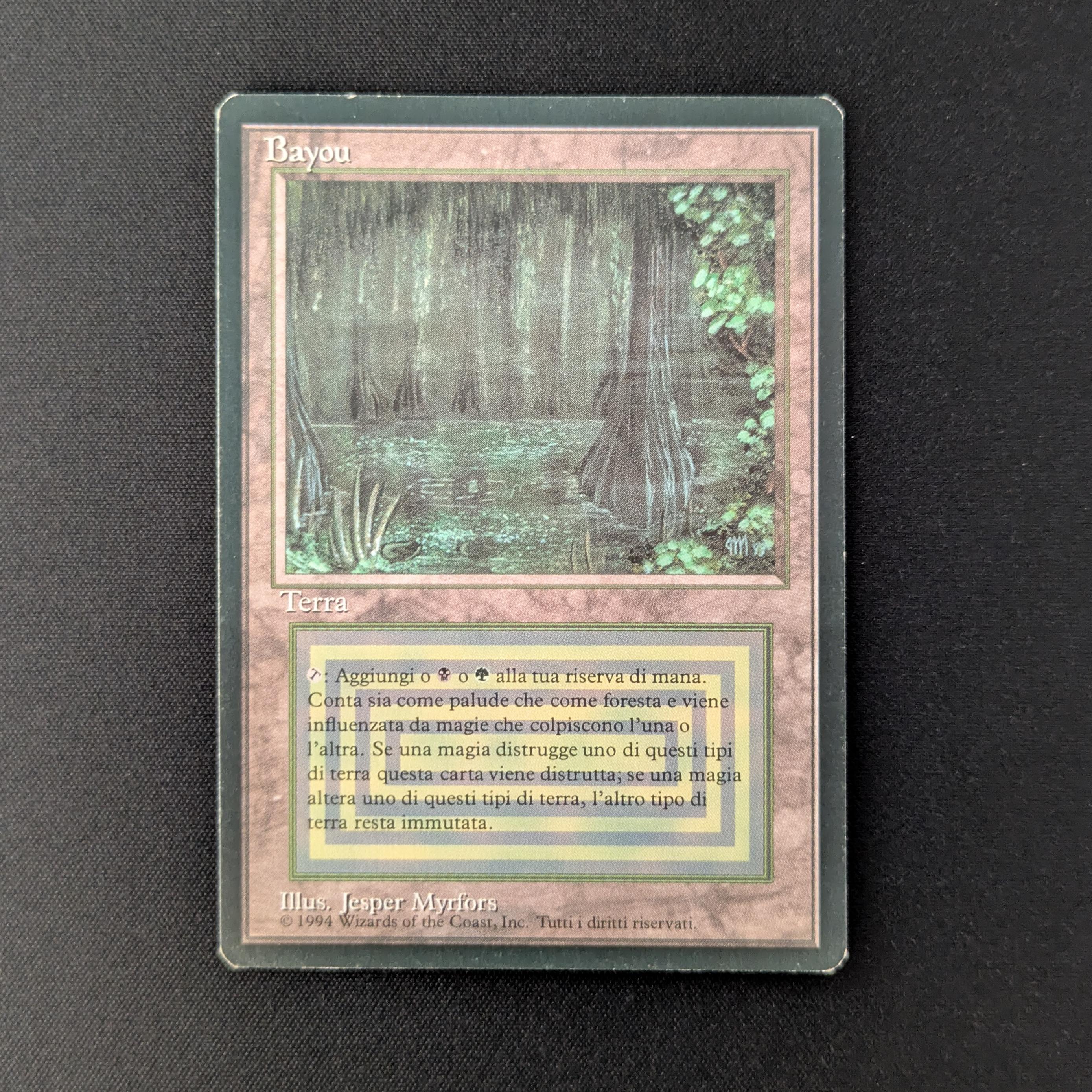 MTG Singles - Bayou - Foreign Black Bordered - Italian - NM - 27542