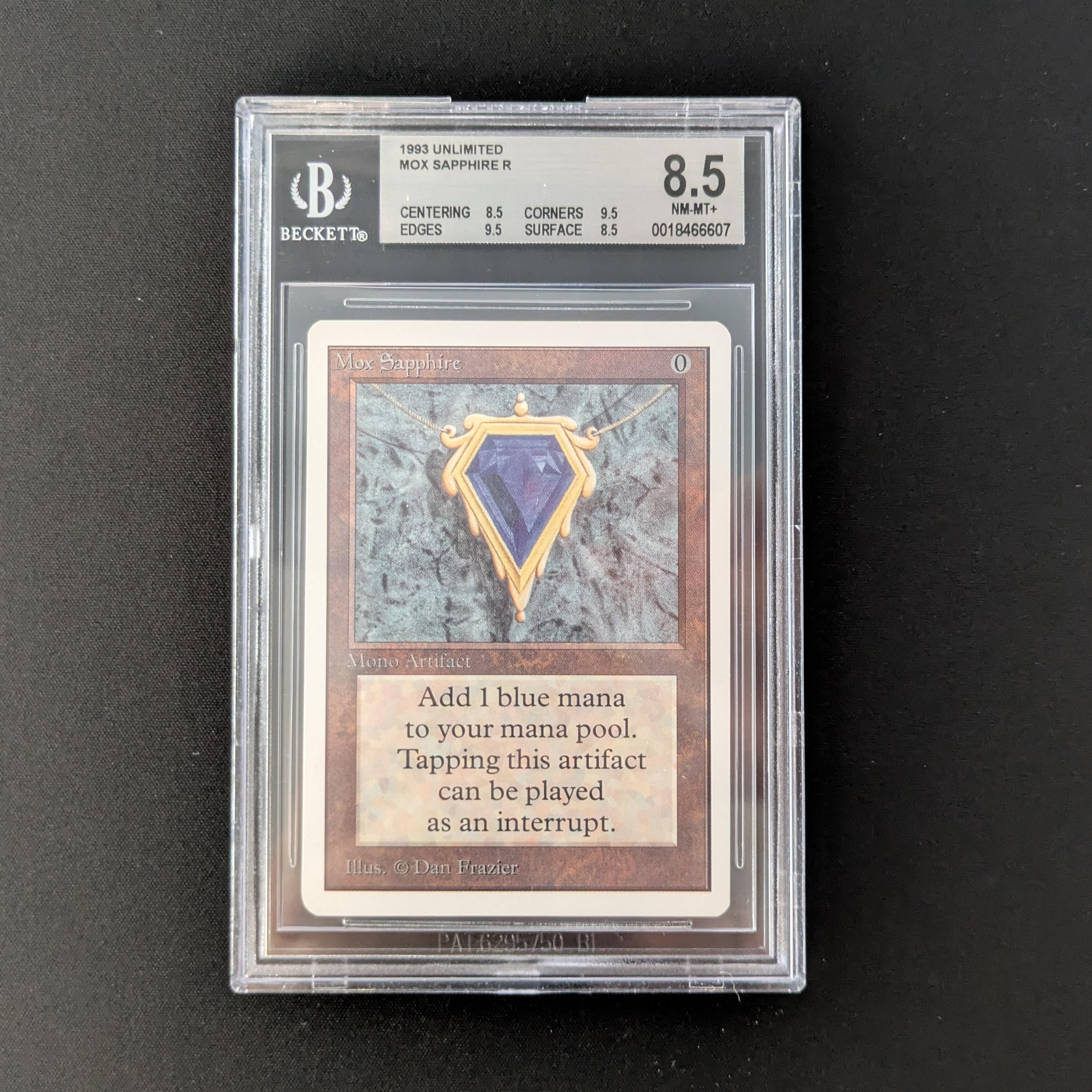 MTG Singles - Mox Sapphire - Unlimited - BGS 8.5 - 27569
