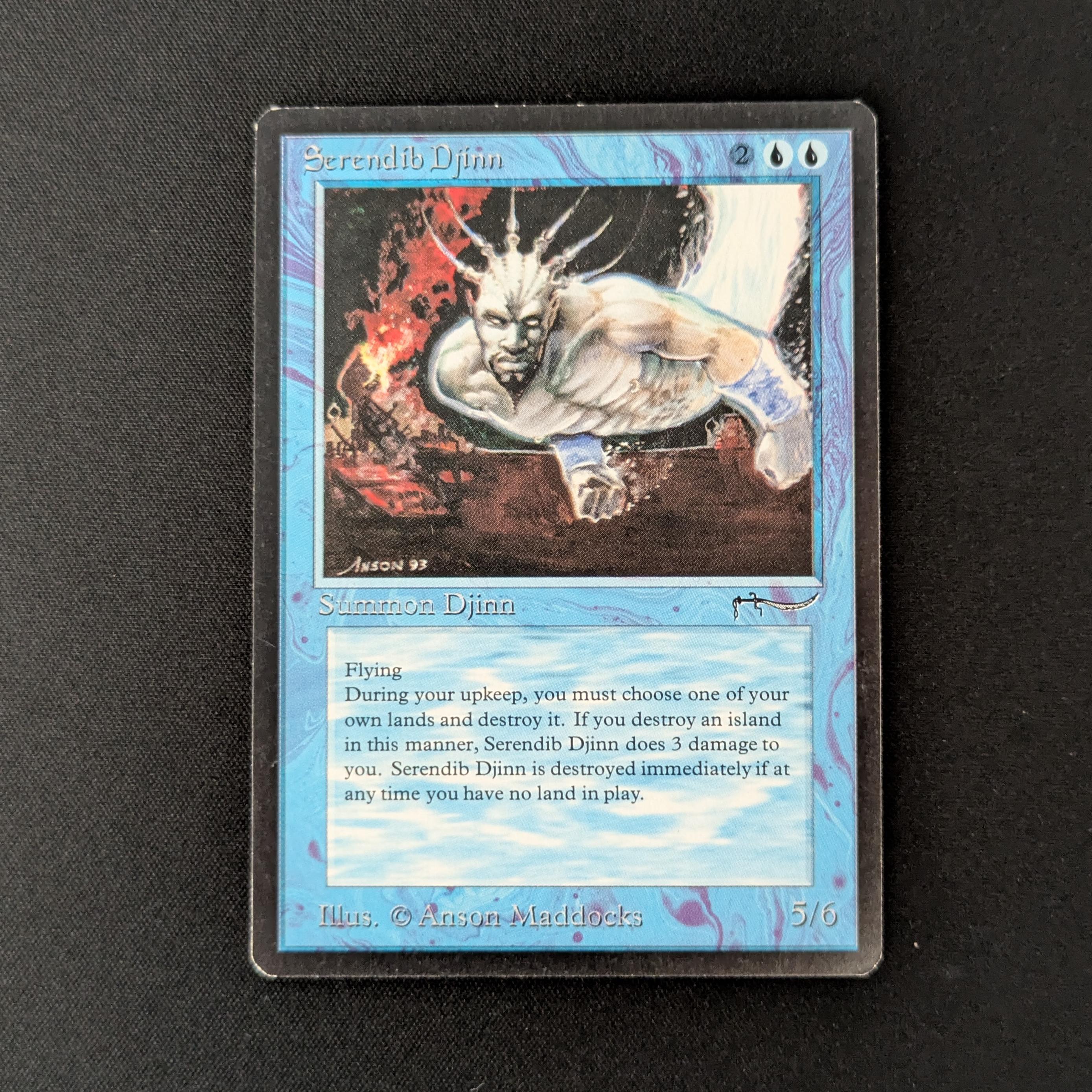 MTG Singles - Serendib Djinn - Arabian Nights - GD - 27582