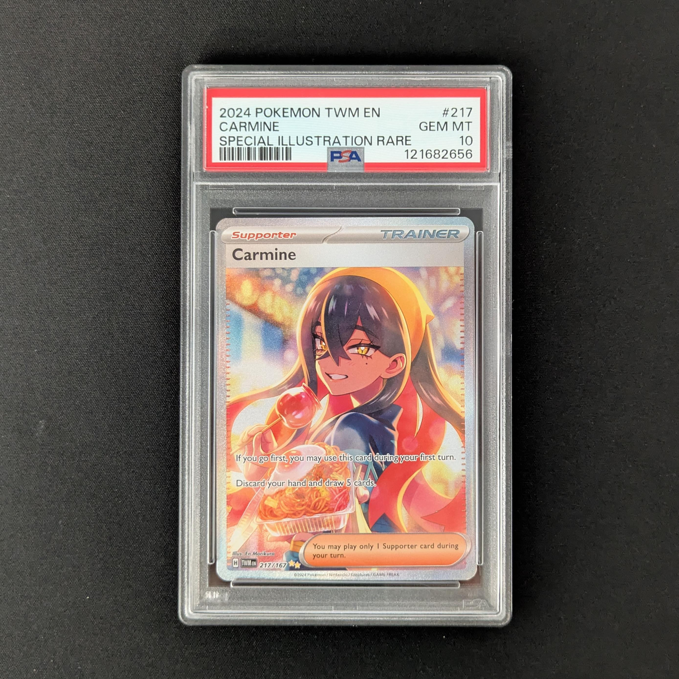 PTCG Singles - Carmine (TWM 217) - Twilight Masquerade - English - PSA 10 - 27648