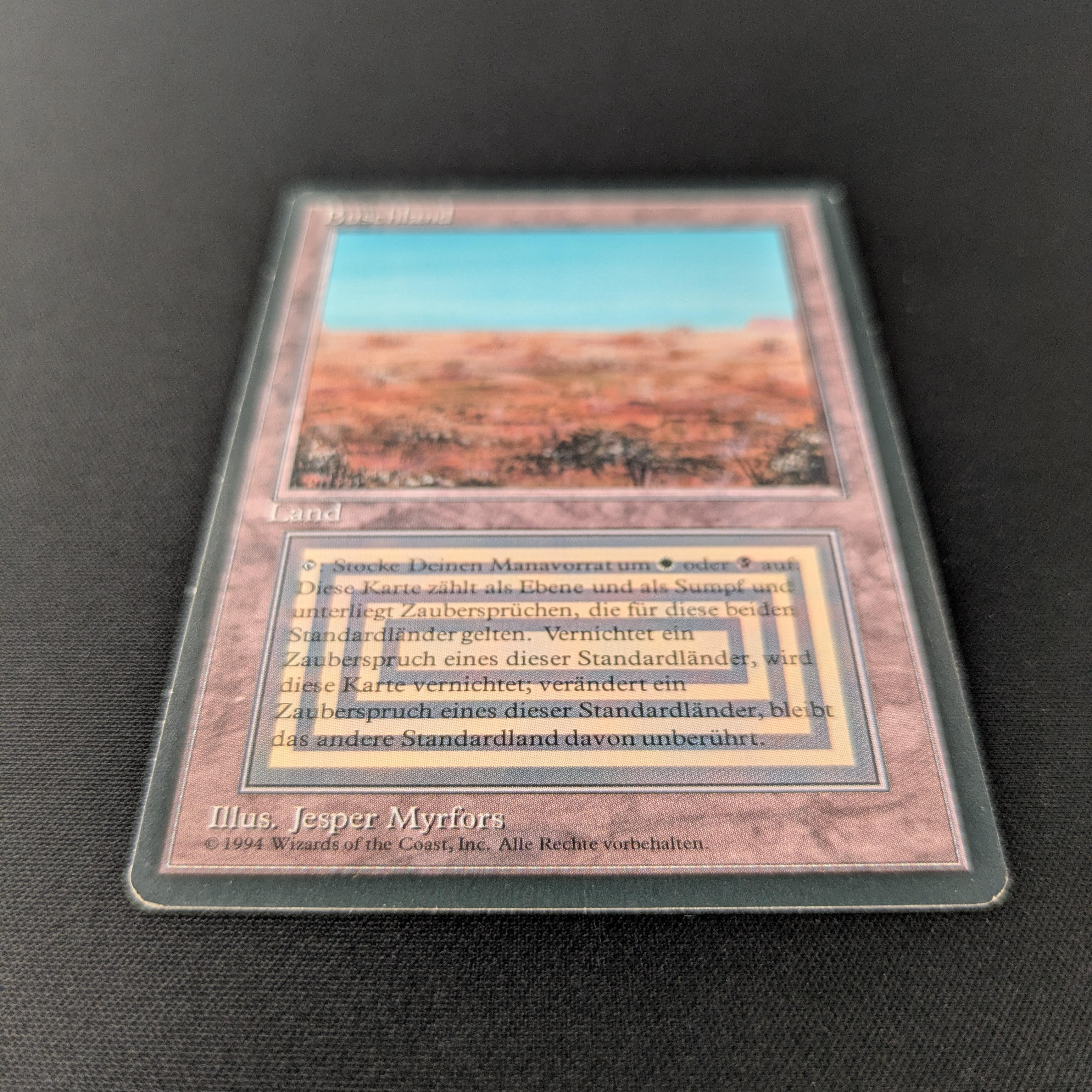 MTG Singles - Scrubland - Foreign Black Bordered -