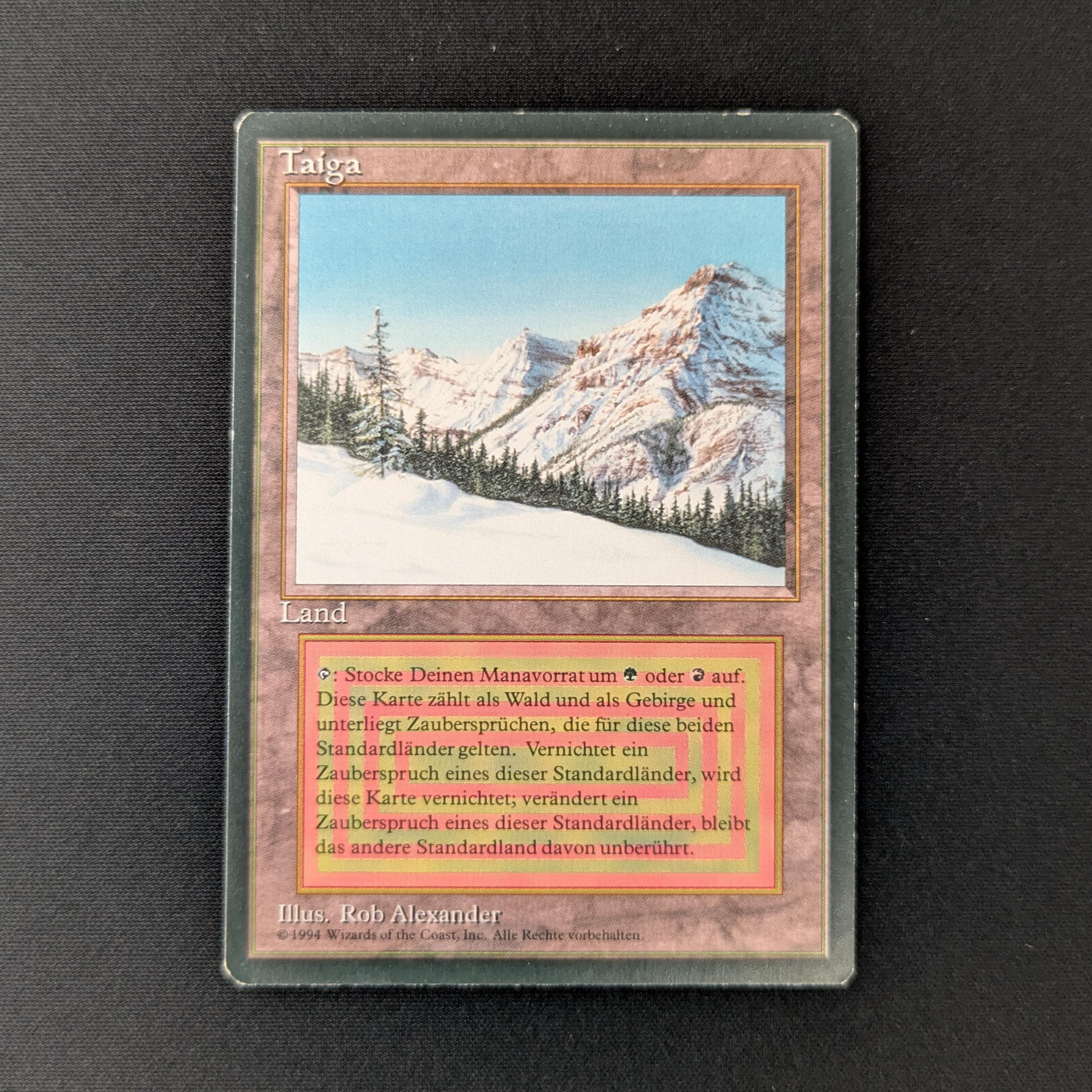 MTG Singles - Taiga - Foreign Black Bordered -