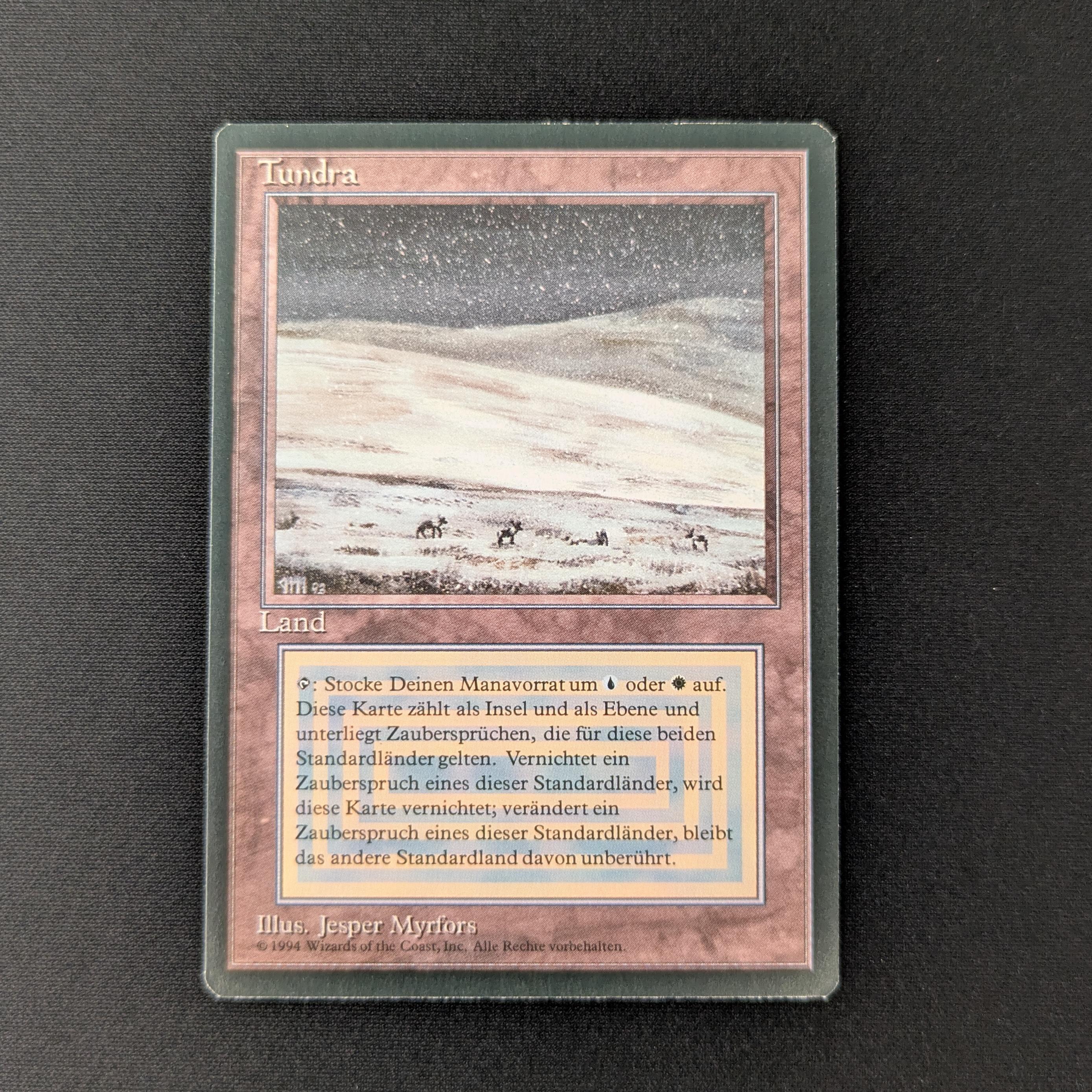 MTG Singles - Tundra - Foreign Black Bordered - German - GD - BINDER DING - 27726